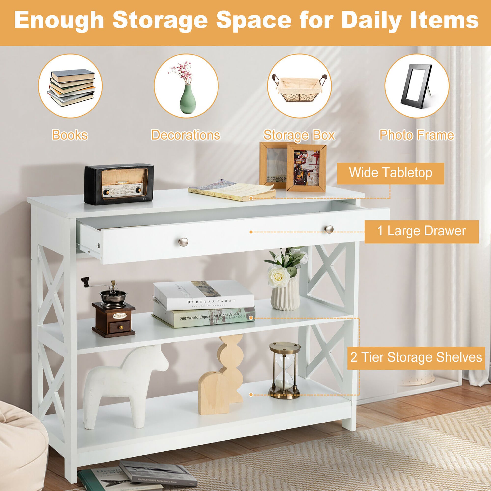 Goplus LWS00381 Console-Sofa-Tables - View #3
