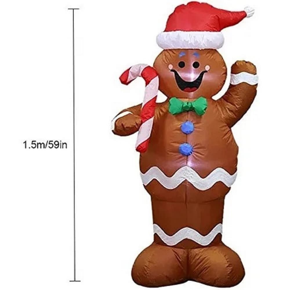 Joyfy 30012 5-Feet Lighted Bear Christmas Inflatable