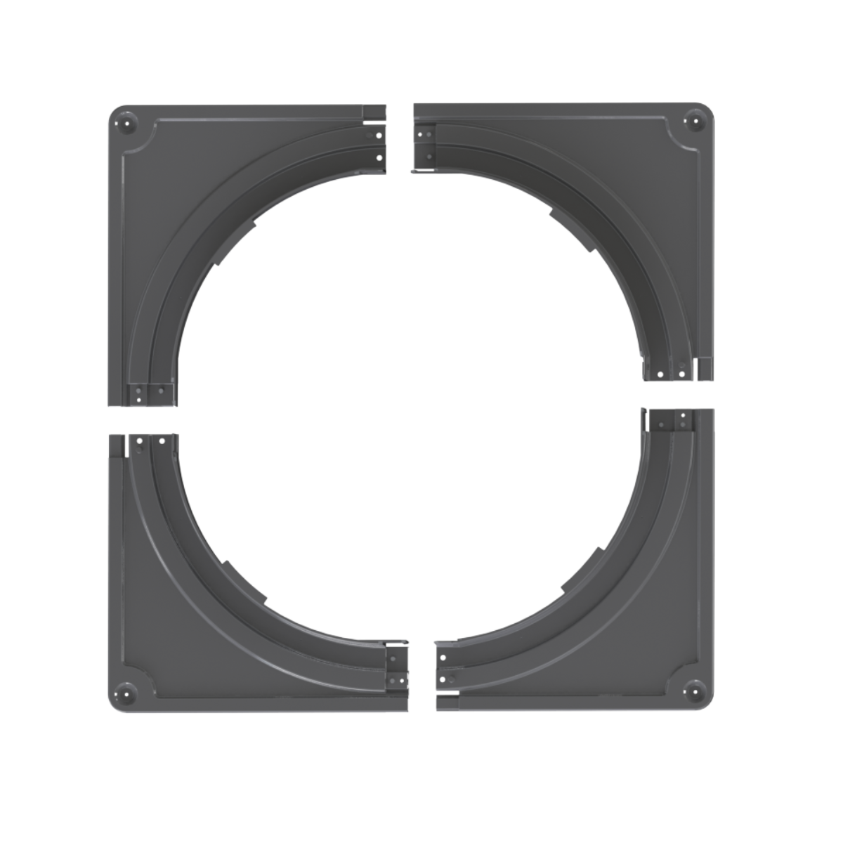 Aero-Stream Septic Tank Riser Adapter Flange with Integral Safety Barrier