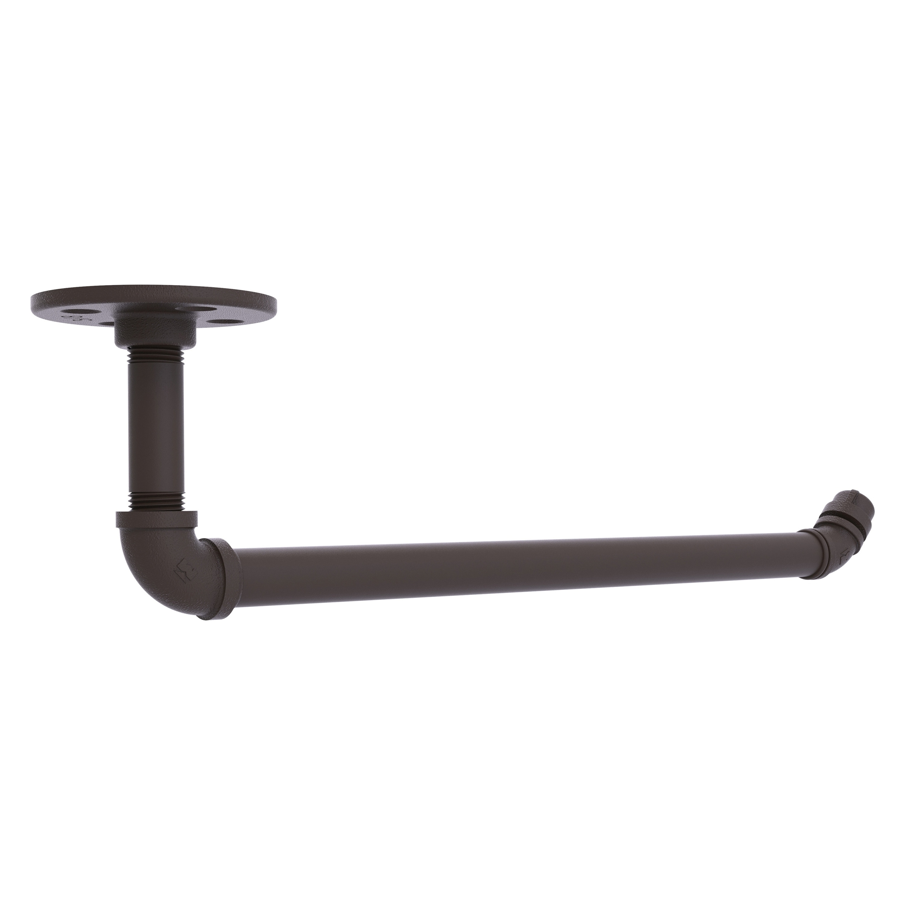 Allied Brass Oil Rubbed Bronze Metal Undercabinet Paper Towel Holder in the Paper  Towel Holders department at
