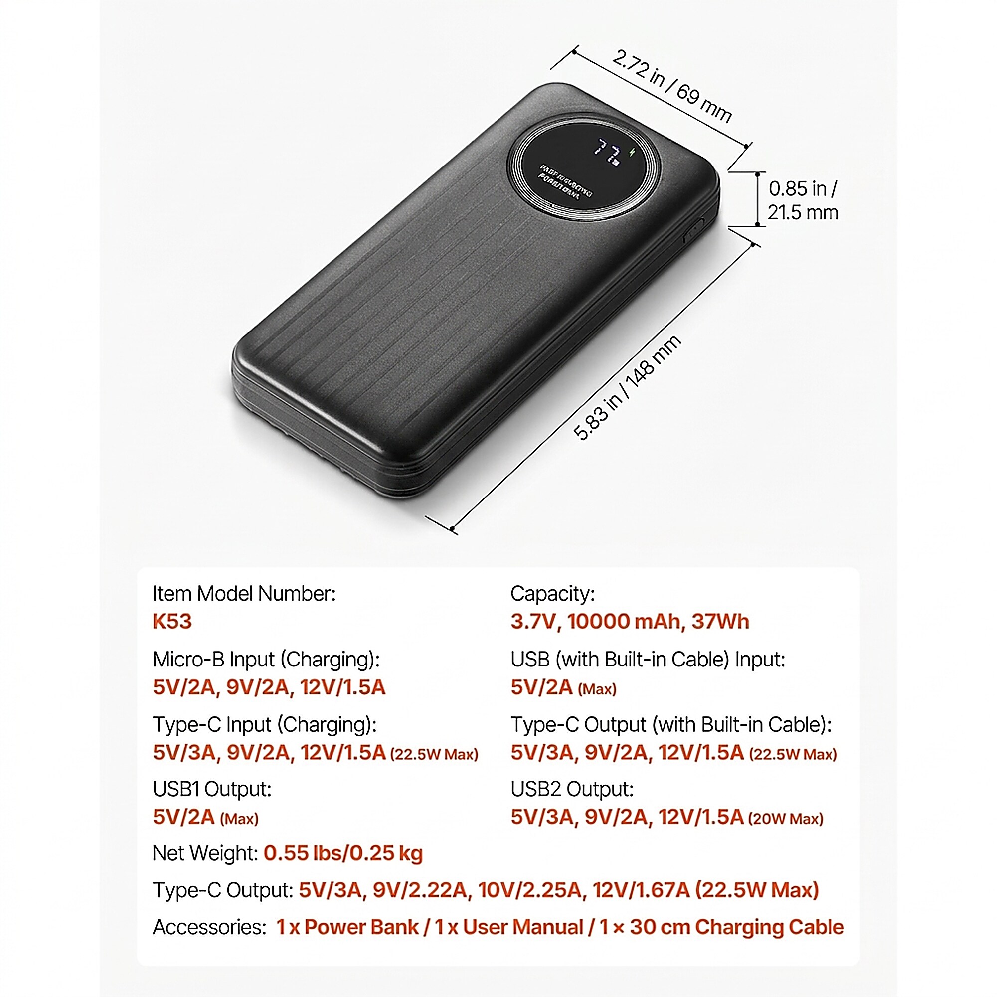 GIVIMO LW108GIVSS3942 Mobile-Device-Chargers - View #3