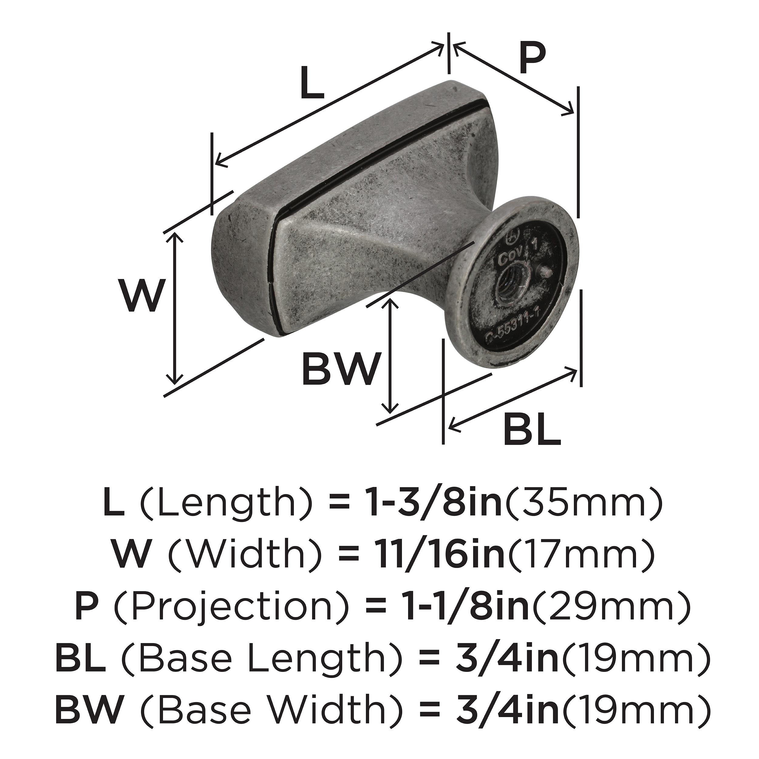 Amerock BP55311AP Cabinet-Knobs - View #3