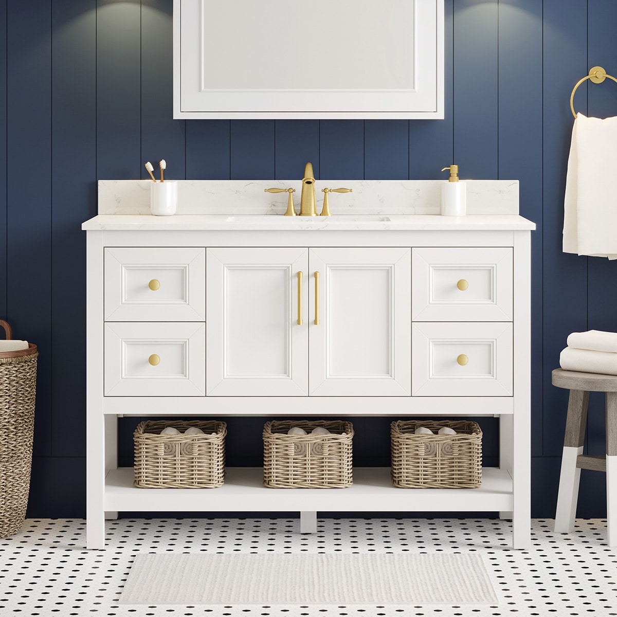 Style Selections LOWE48VWT Bath-Vanity-Combo - View #5