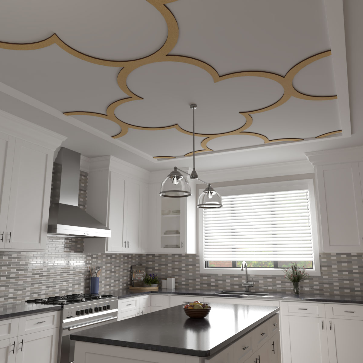 Ekena Millwork CELW67X67X0375WDLMF Wall-Panels - View #10