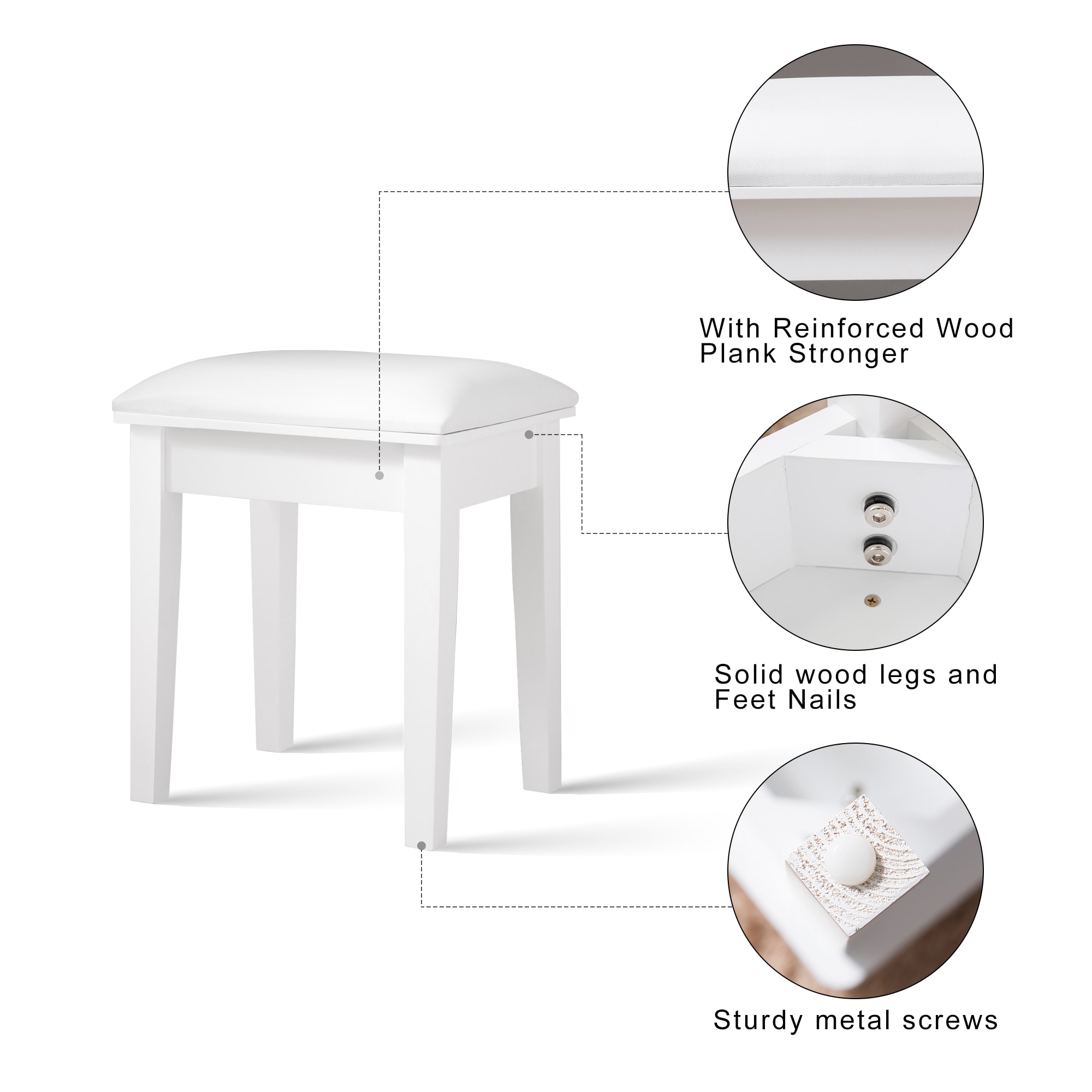 Siavonce XH45323 Vanity-Stools - View #7