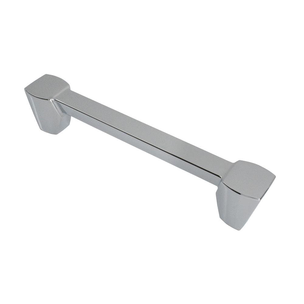 Wisdom Stone 4105128CH Hale 5-in , 128mm Center to Center Polished Chrome Rectangular Bar