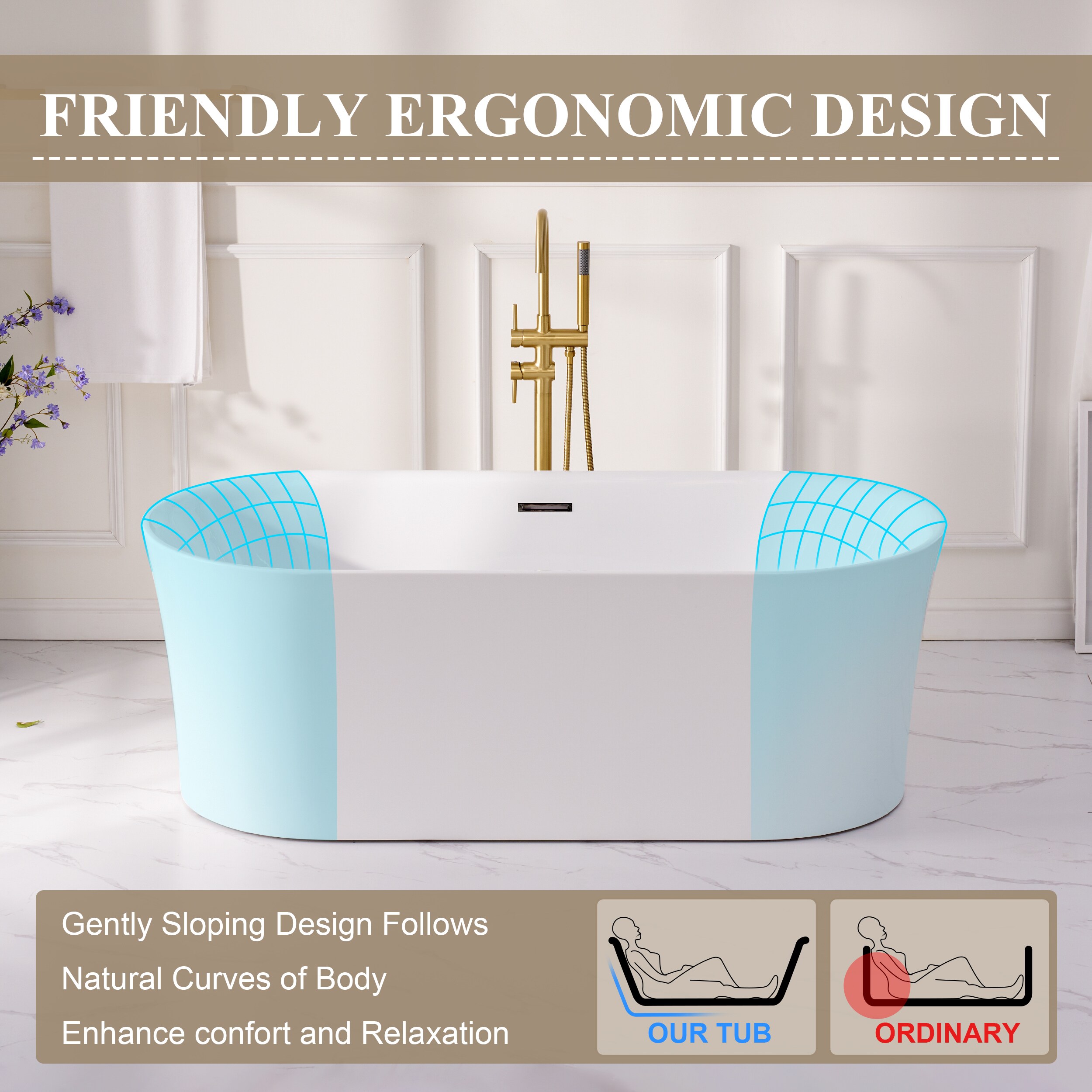 WELLFOR CB-FBT572BL bathtubs - View #8