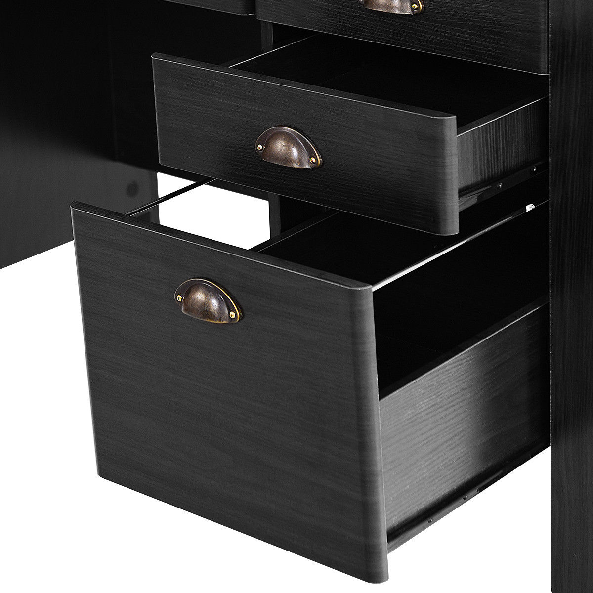 Costway Computer Desk PC Laptop Writing Table Black