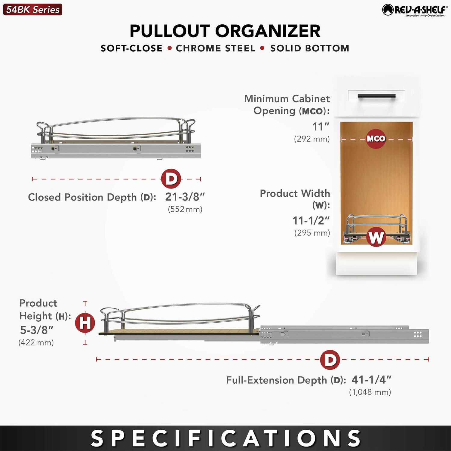 Rev-A-Shelf 397693 Pull-Out-Cabinet-Baskets - View #4