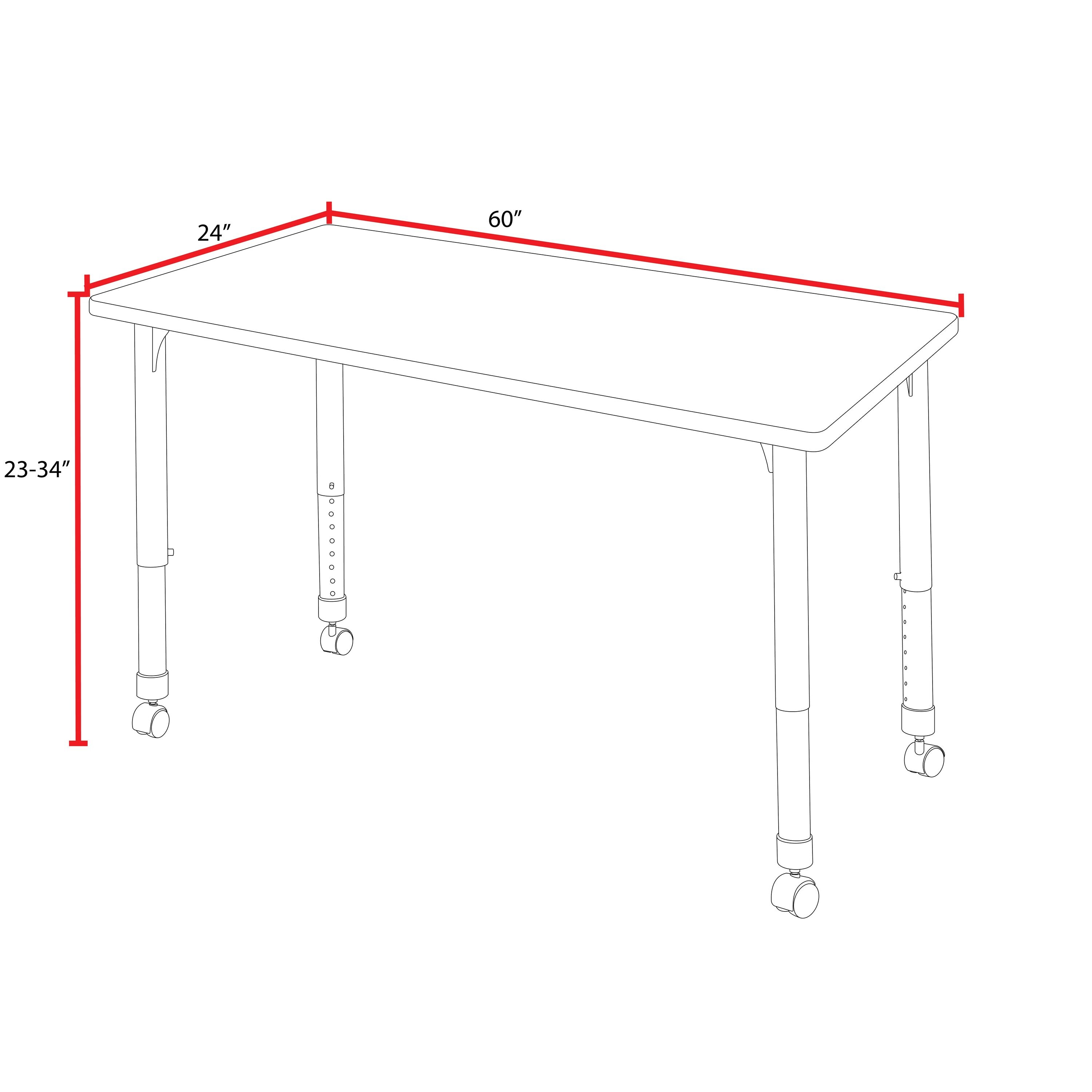 Regency MT6024MHAPCBK Office-Tables - View #8