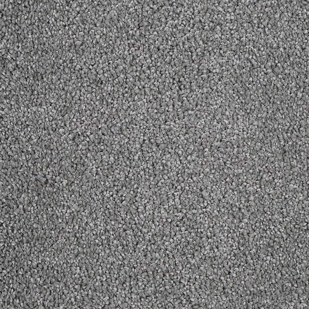STAINMASTER STP57-L002-0808 (Sample) Soft Selection I Mystique Gray 40-oz sq yard Triexta Textured Indoor Carpet
