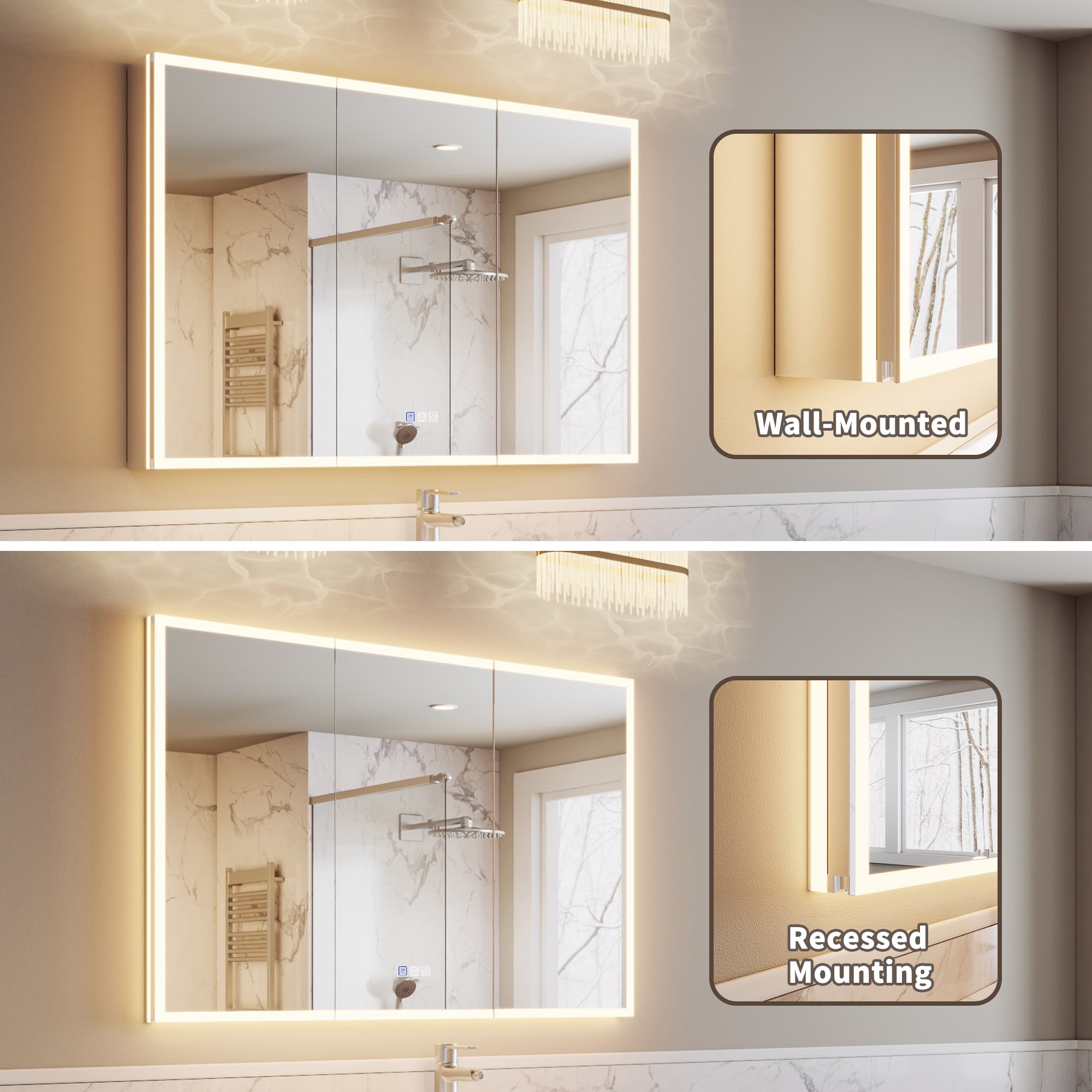 ExBrite MC6636V11QX Bathroom-Medicine-Cabinets - View #9