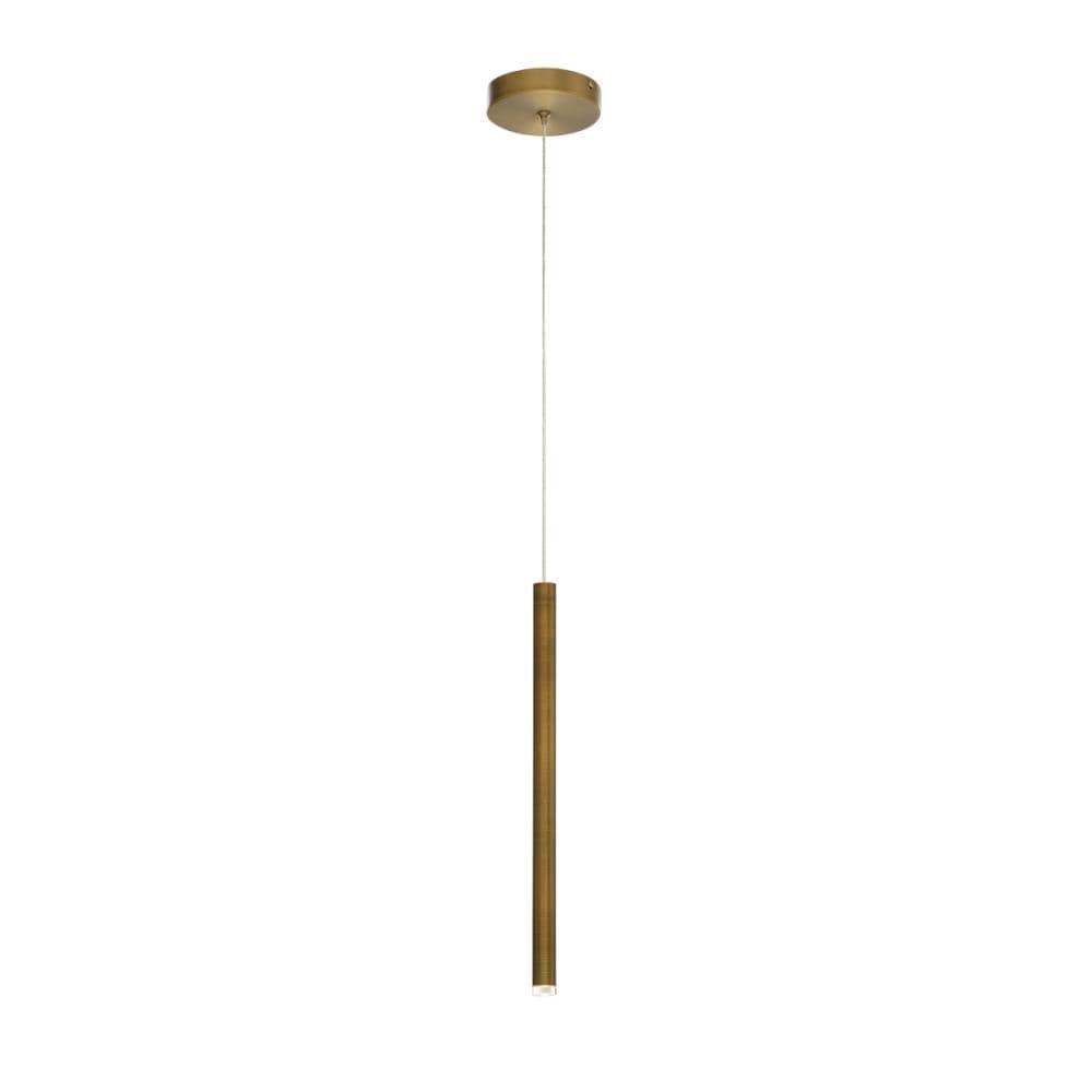 Eurofase 34164-020 Navada Nickel Modern/Contemporary Cylinder LED Mini Hanging Pendant Light