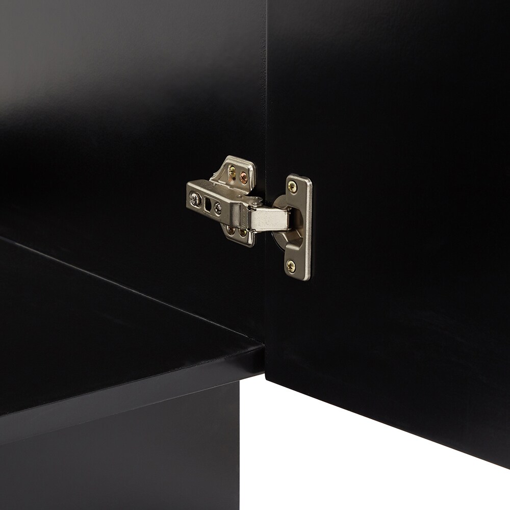 ARIEL Hamlet 31-in Black Undermount Single Sink Bathroom Vanity with ...