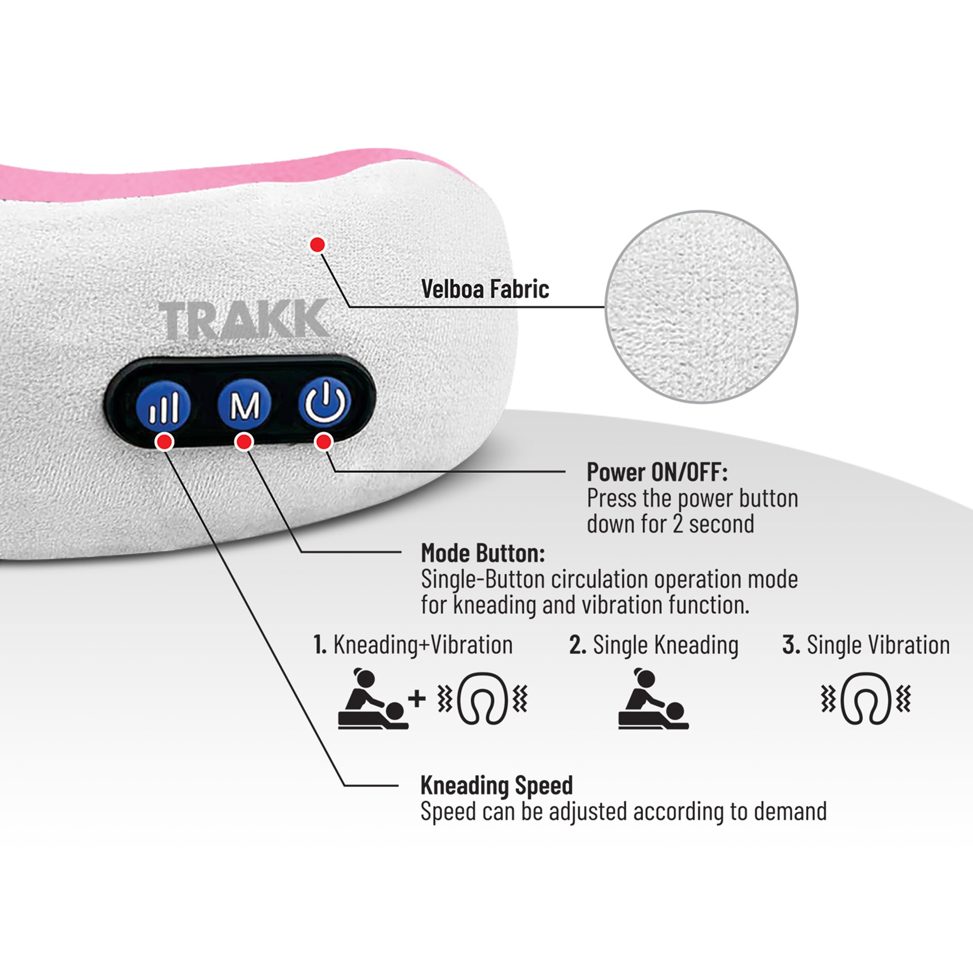 Electric Neck Massager, U-shaped Cervical Massager With Durable