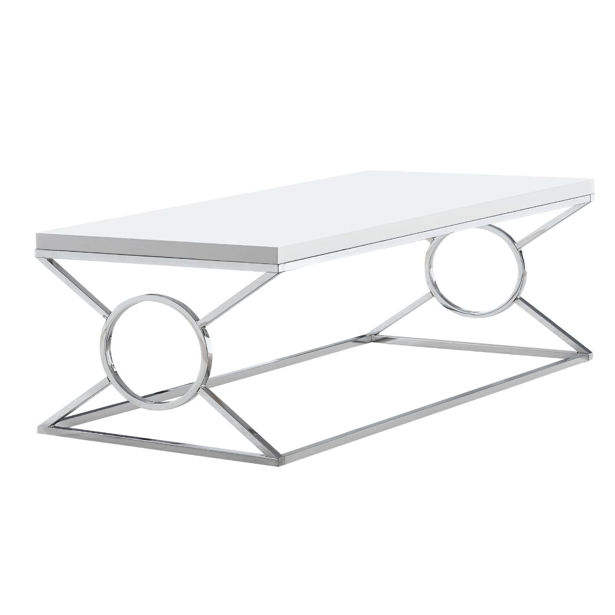 HomeRoots 333181 Jasmine Wood Veener Wood Modern Coffee Table