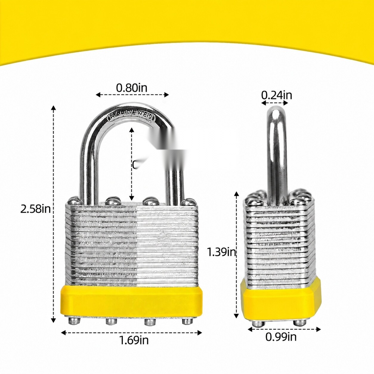 DYRCJ LDY0826Y0370 Padlocks-Locks-Cables - View #5