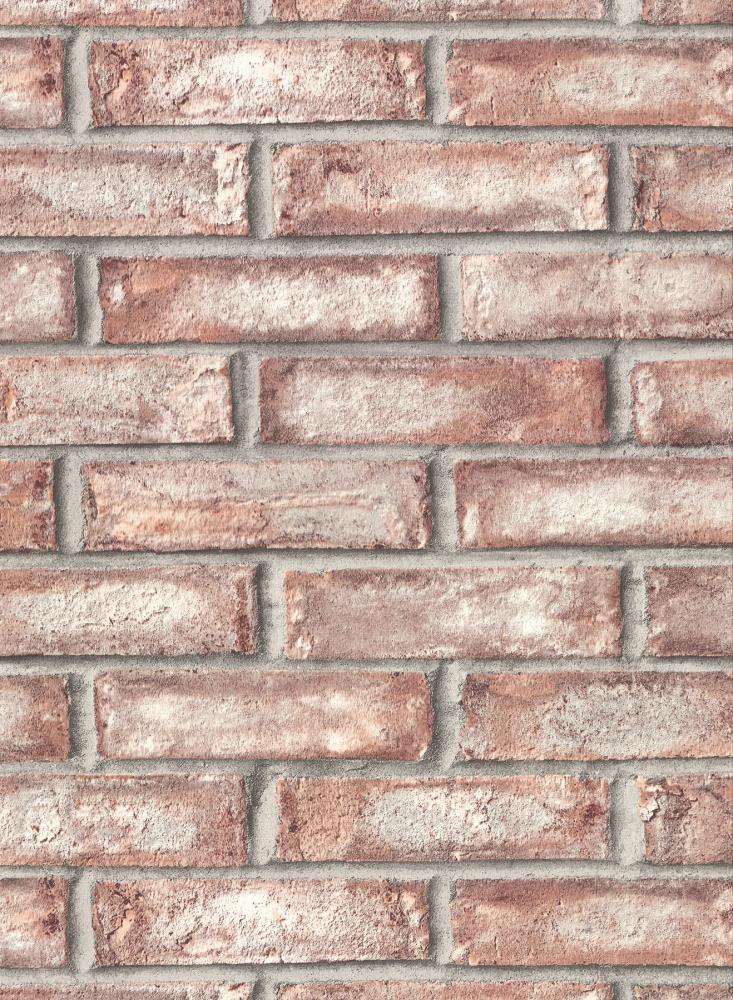 Warner Textures 2921-50101 60.8-Sq. Feet Maroon Vinyl Textured Novelty 3D Unpasted Wallpaper