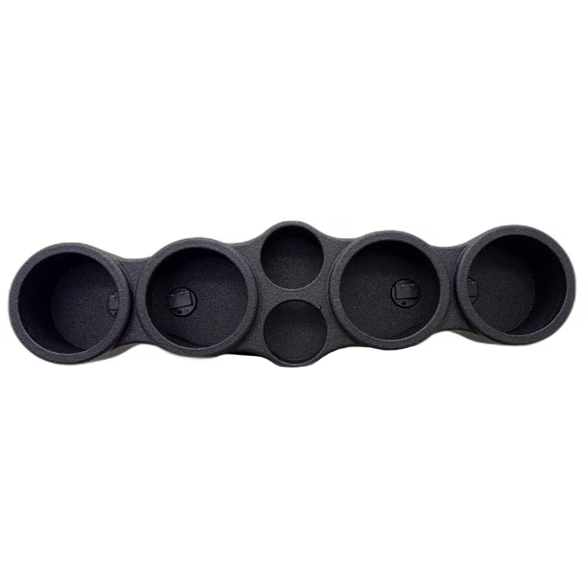 Q-Power Q Power Sprayed Pod Quad 6.5 Inches Speaker Box 4-Hole Sealed Enclosure w/ 2 Tweeters