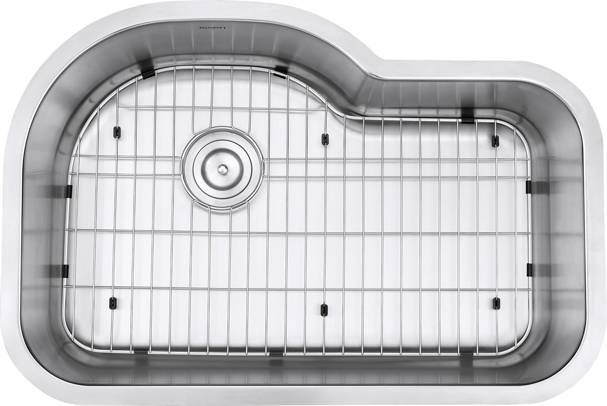 Ruvati 32" Stainless Steel Undermount Single Bowl Kitchen Sink