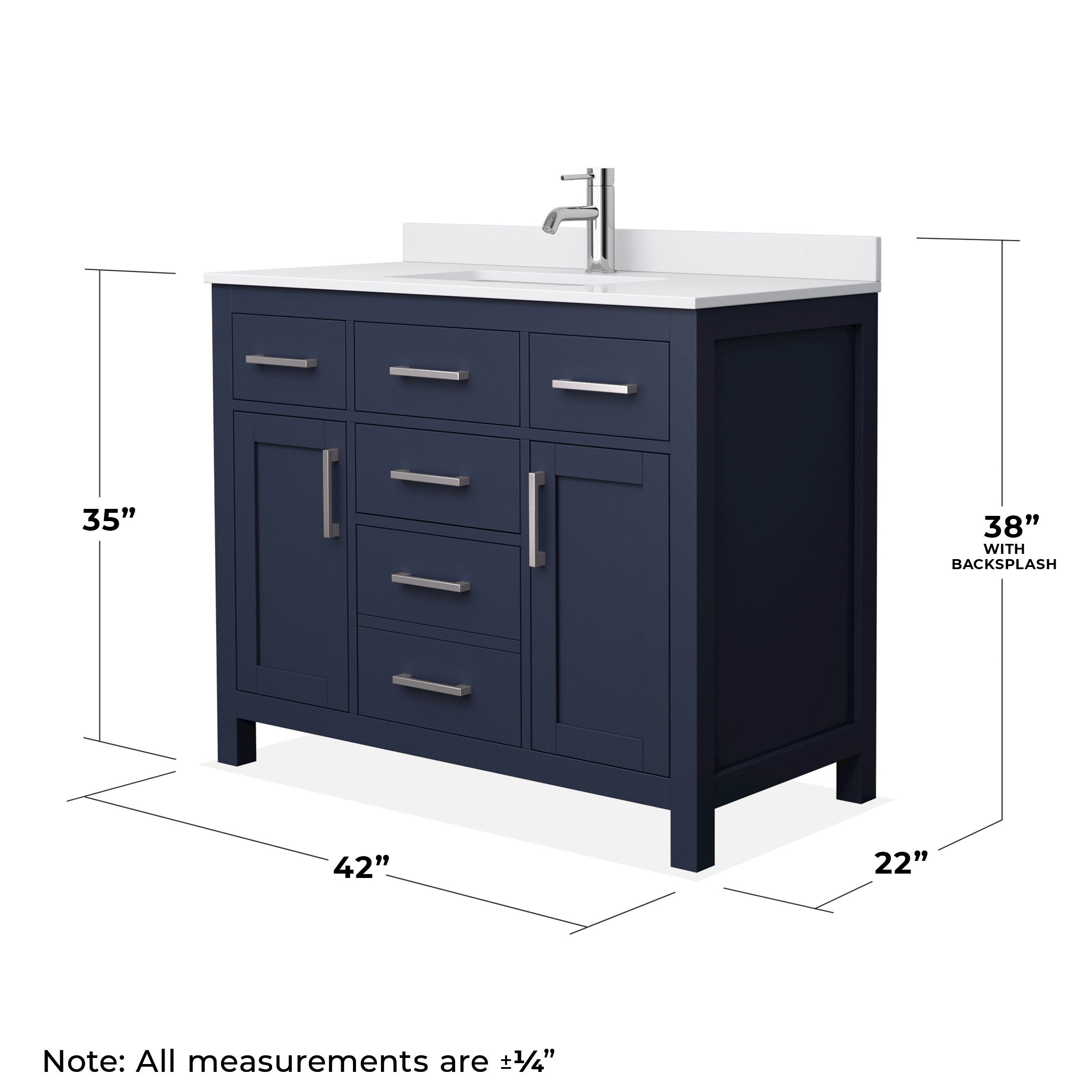 Wyndham Collection WCG242442SBNWCUNSMXX Bath-Vanity-Combo - View #5