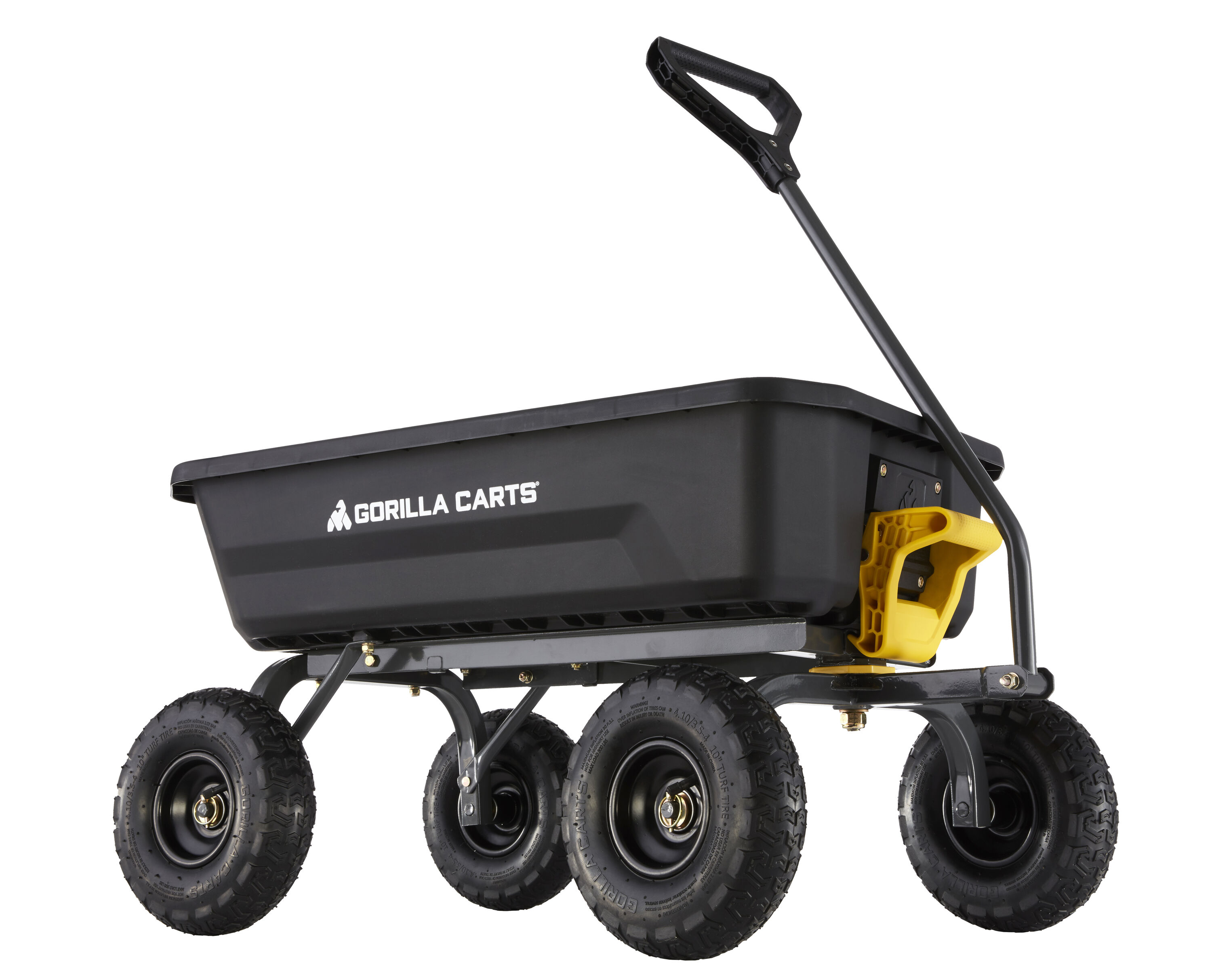Gorilla Carts GCG-4  4-cu ft Poly Yard Cart