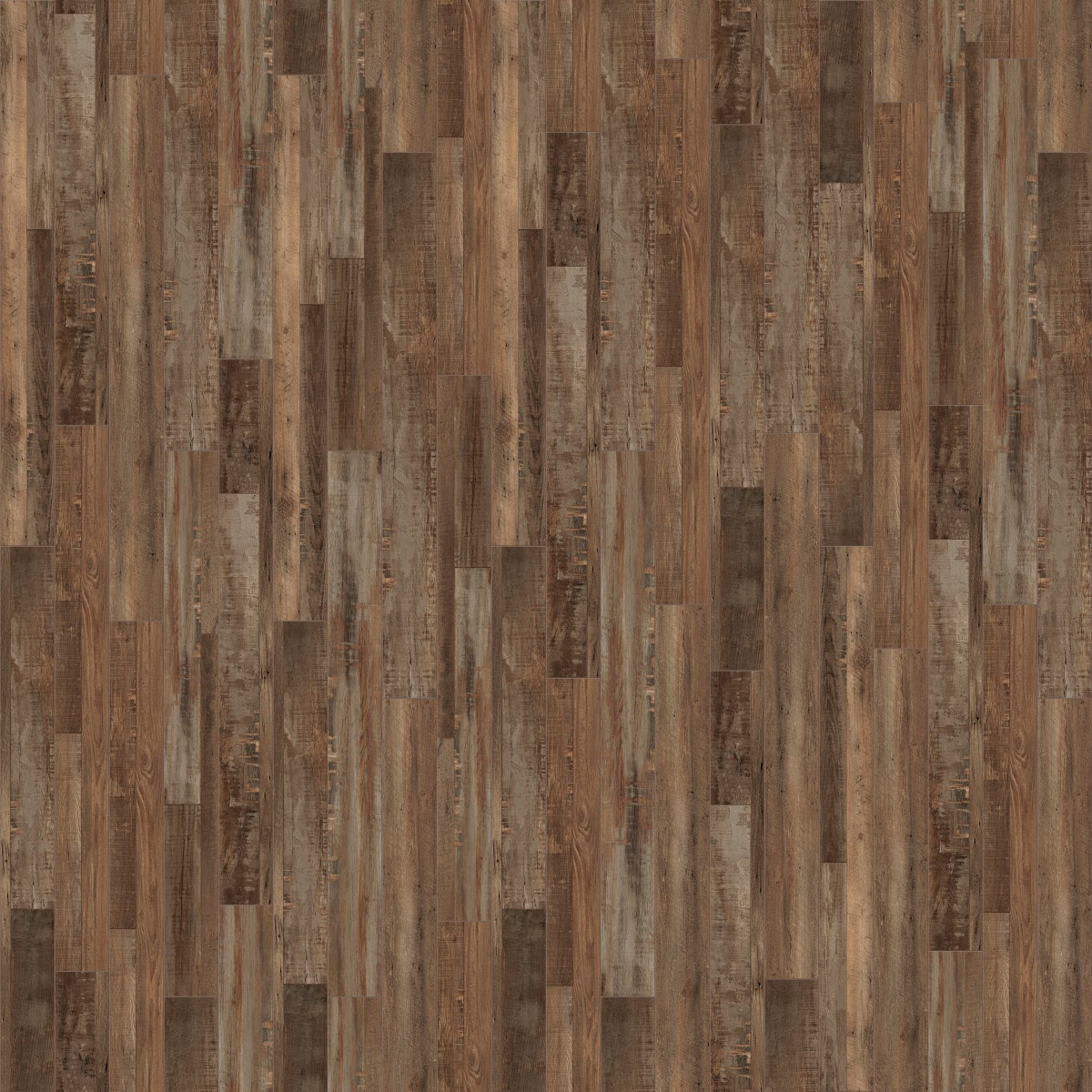 CALI 7904511600 Mute step Redefined Pine Brown Wood look 20-Mils x 7-in W x 48-in L Waterproof and Water Resistant Interlocking Luxury Vinyl Plank Flooring ( 24.03-Sq. Feet Carton )