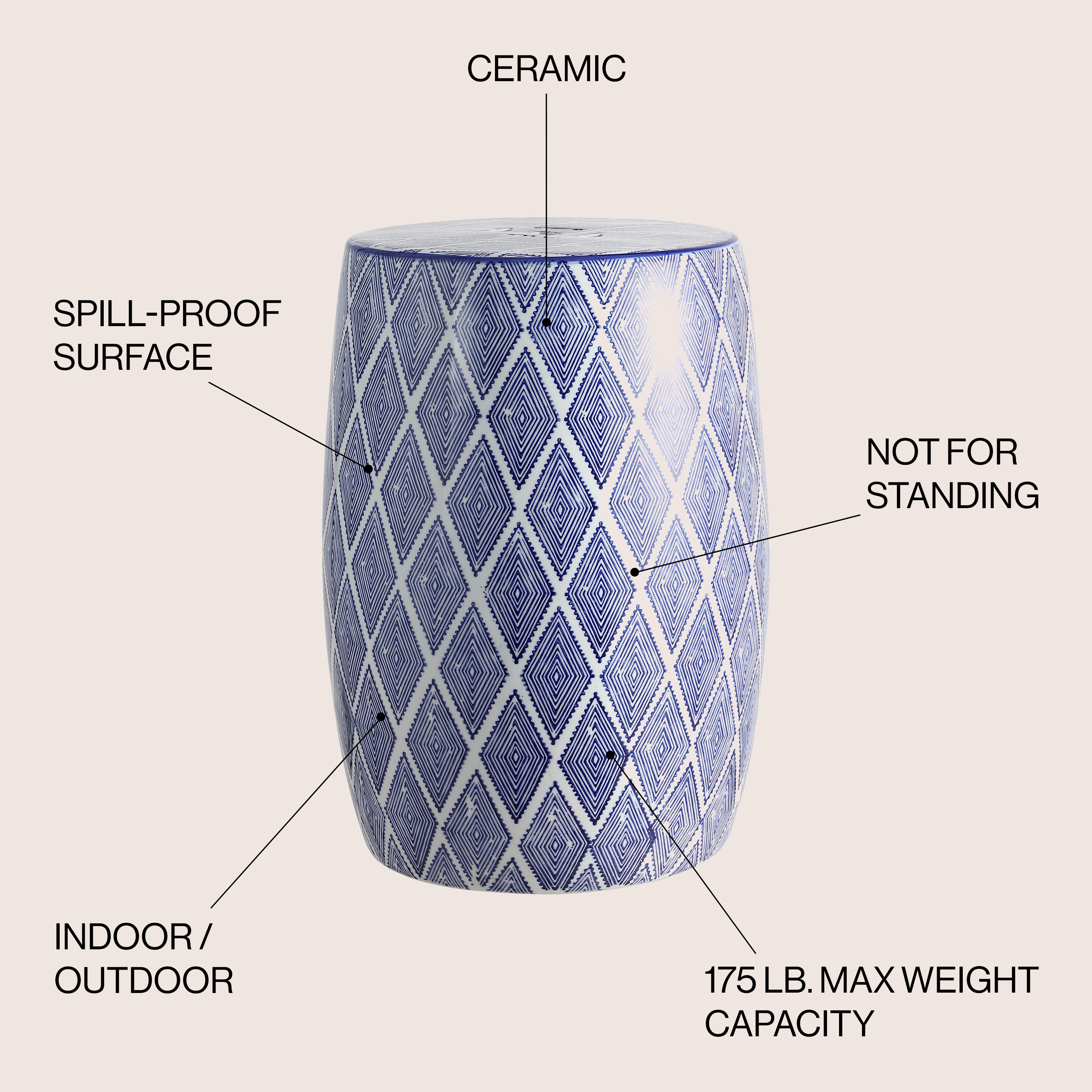 JONATHAN  Y TBL1019A Garden-Stools - View #3