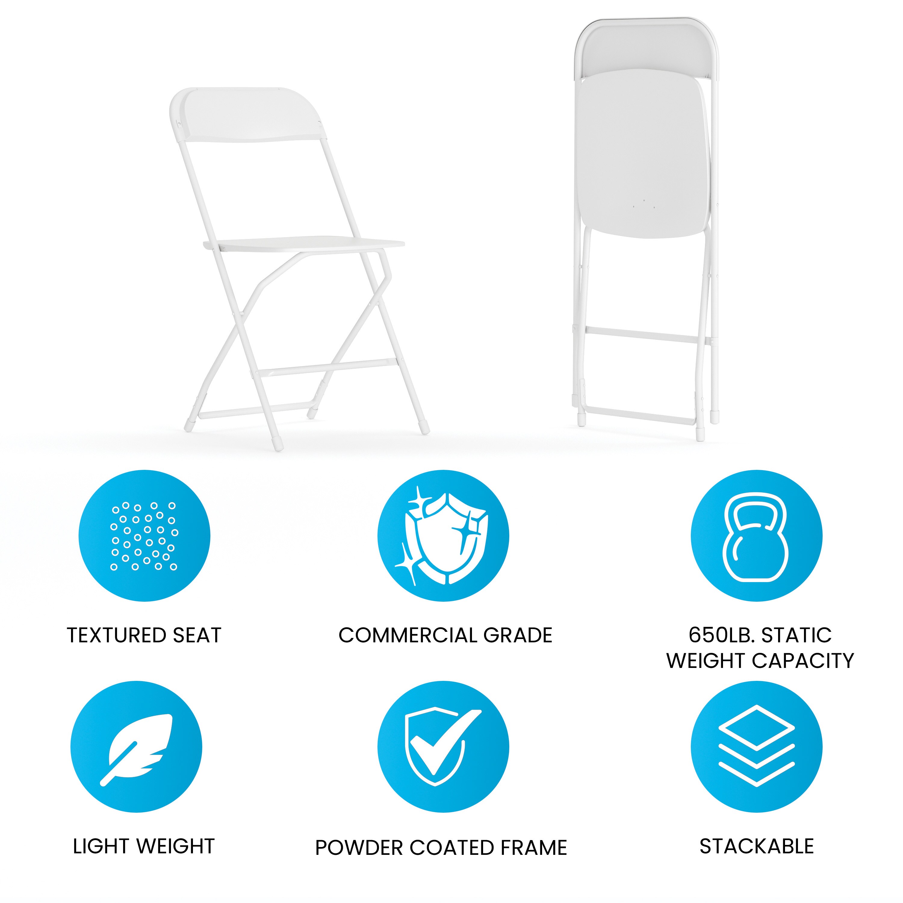 Lowes white folding discount chairs