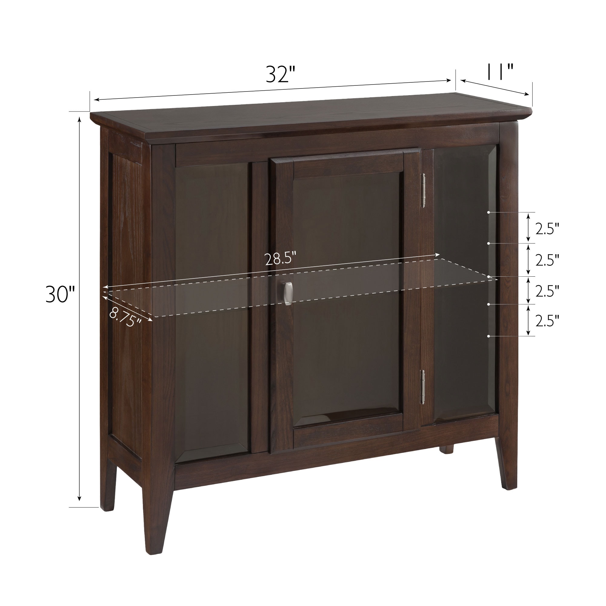 Leick Home 10000-CH Console-Sofa-Tables - View #2