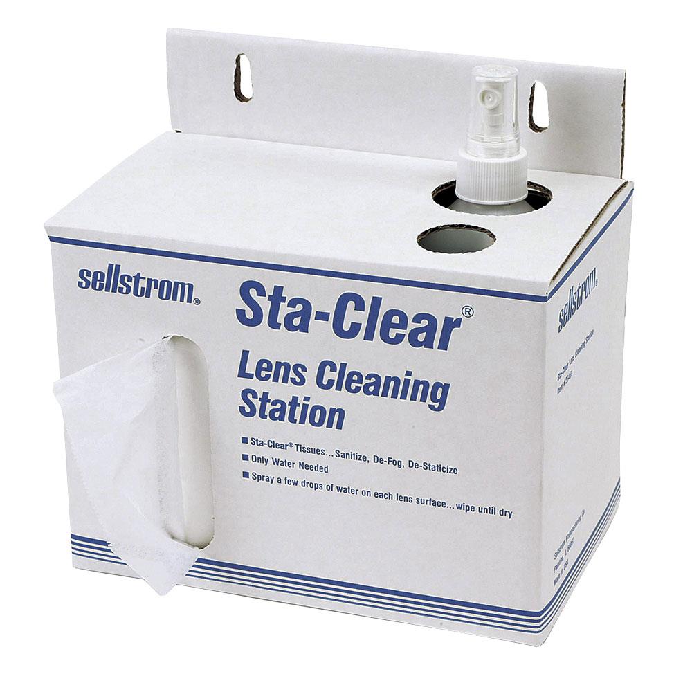 Sellstrom S23469 Multi-Purpose, Water Activated, Disposable Surface Cleaning Station, 1,000 Tissues and Spray Bottle