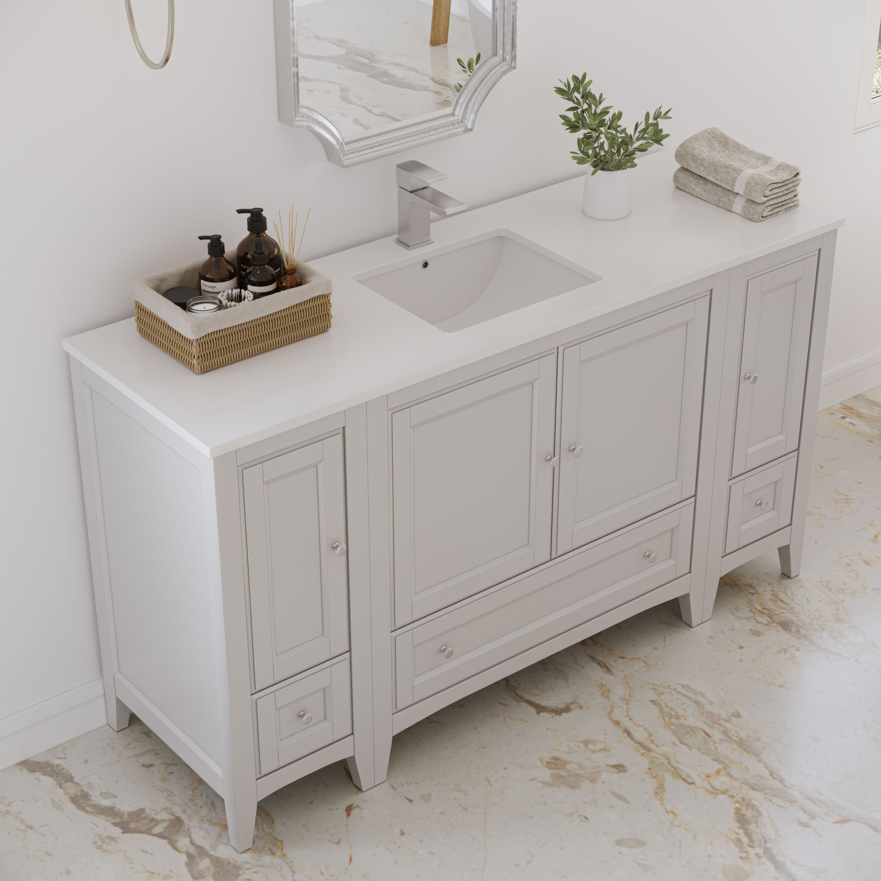 Fresca FCB20-123612AW-CWH-U Bath-Vanity-Combo - View #4