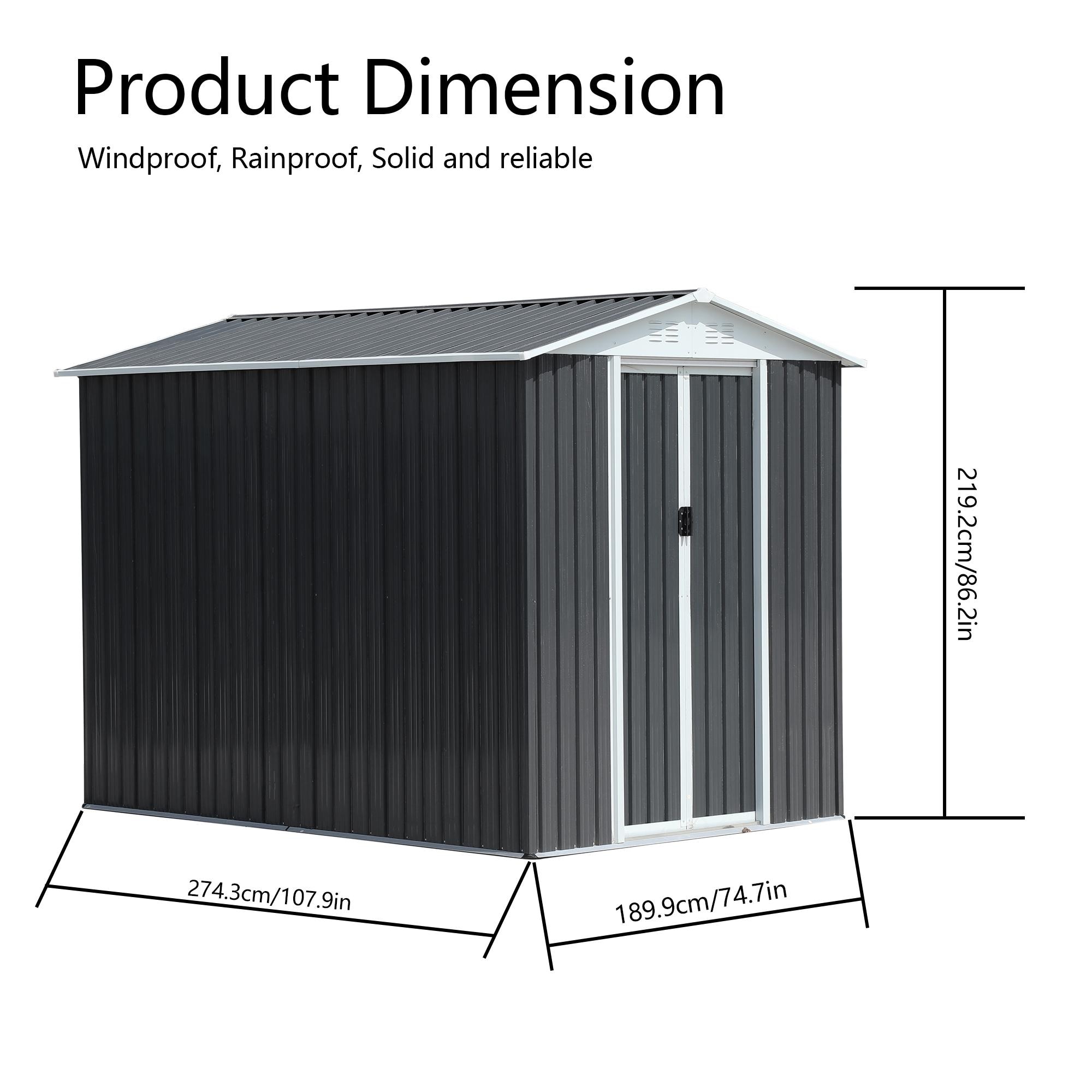 Bayfeve BF-279403-SD Metal-Storage-Buildings-Sheds - View #5