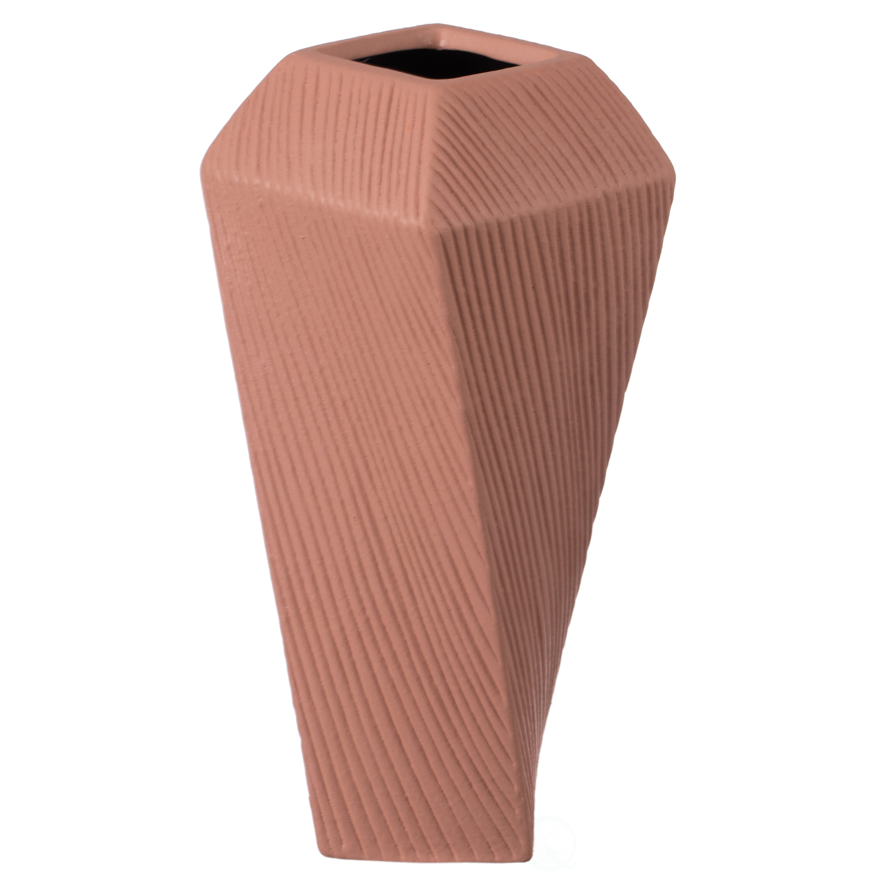 Uniquewise QI004345.M Pink Ceramic Modern Vase