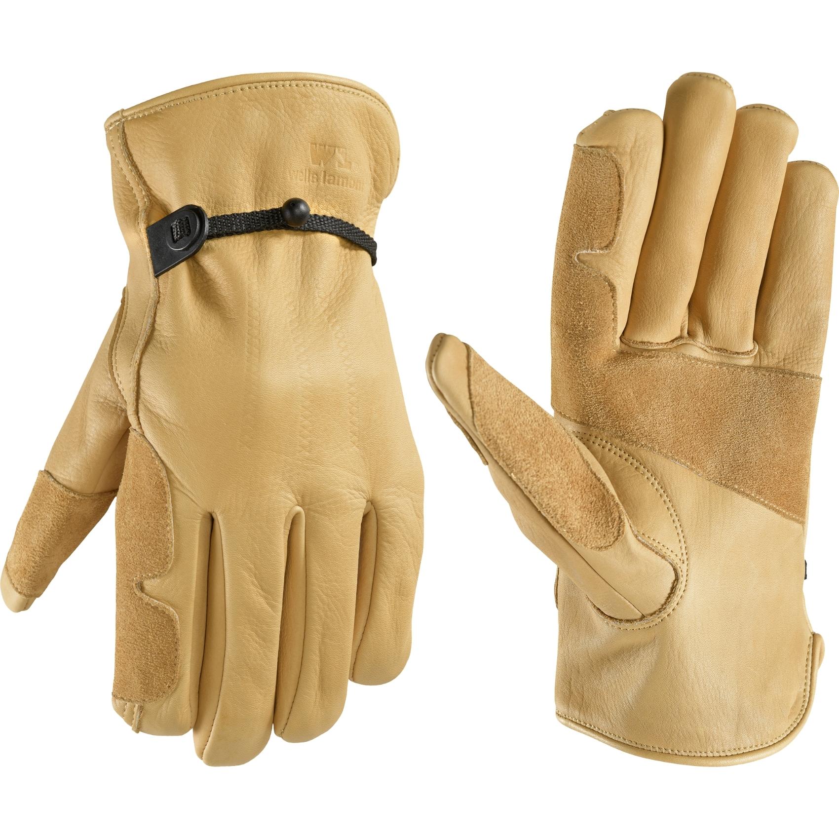 Blue Hawk Small Unisex Leather Palm Work Gloves LW84059-S