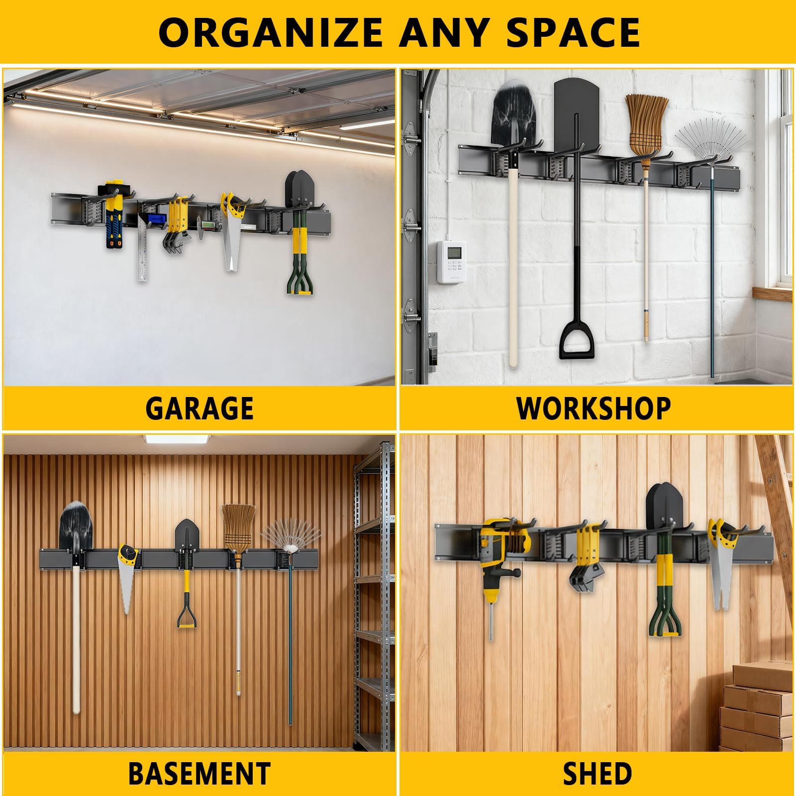 Afoxsos LAF0127H40 Garage-Storage-Hooks - View #6