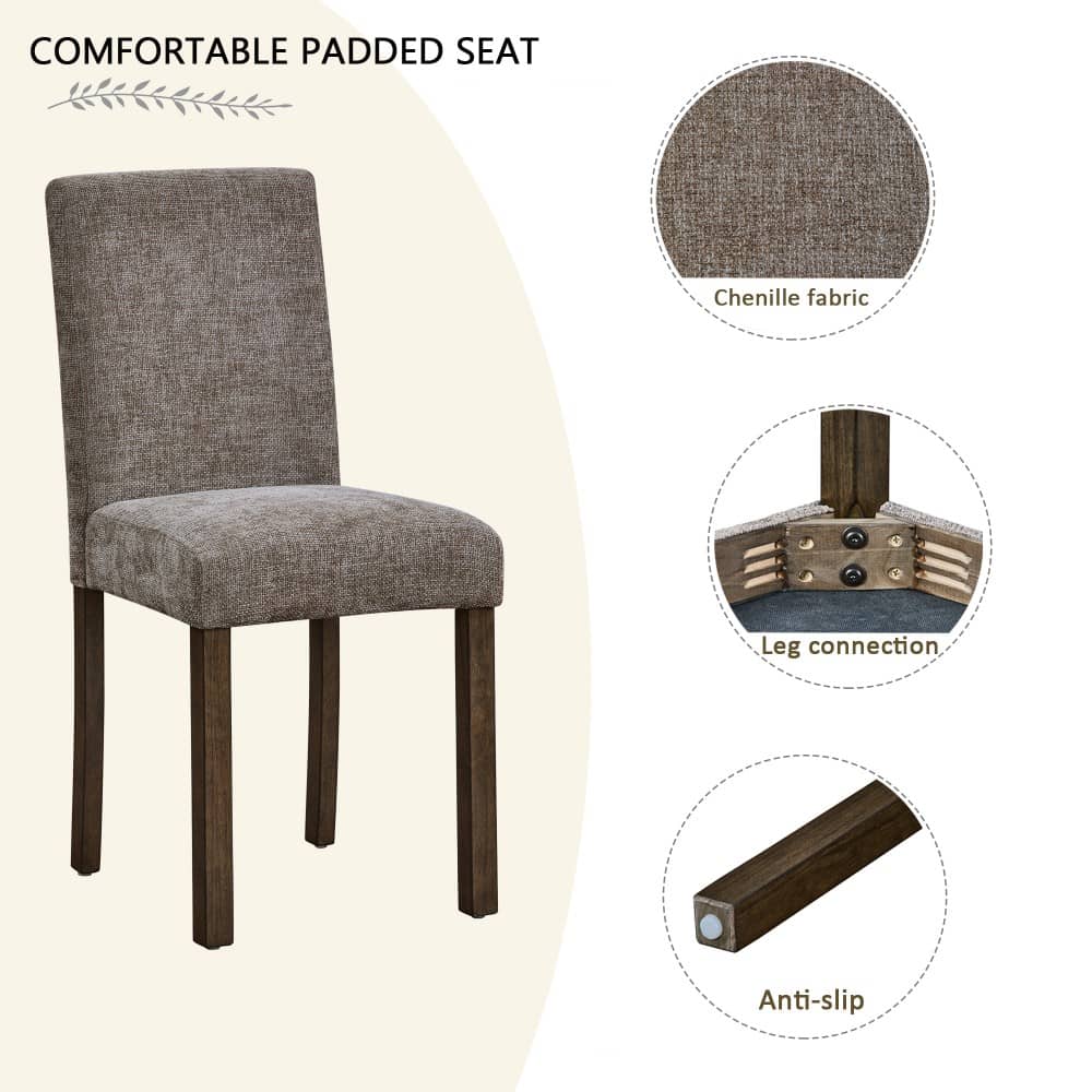 Coolbibila MEREDITH-ROOM-BROWN Dining-Sets - View #6