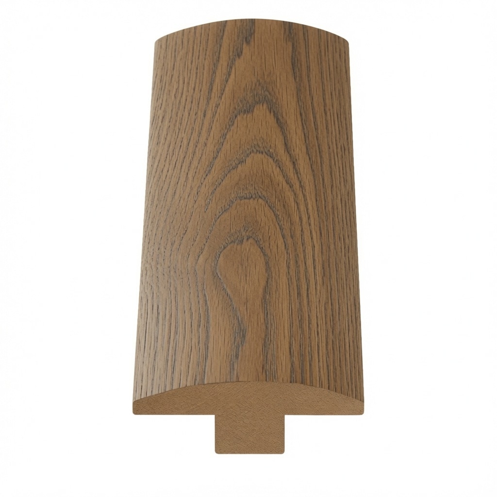 Element Flooring  Mediterranean Sepia 0.625-in T x 2-in W x 78-in L Prefinished Oak Wood T-Moulding Floor Moulding Trim