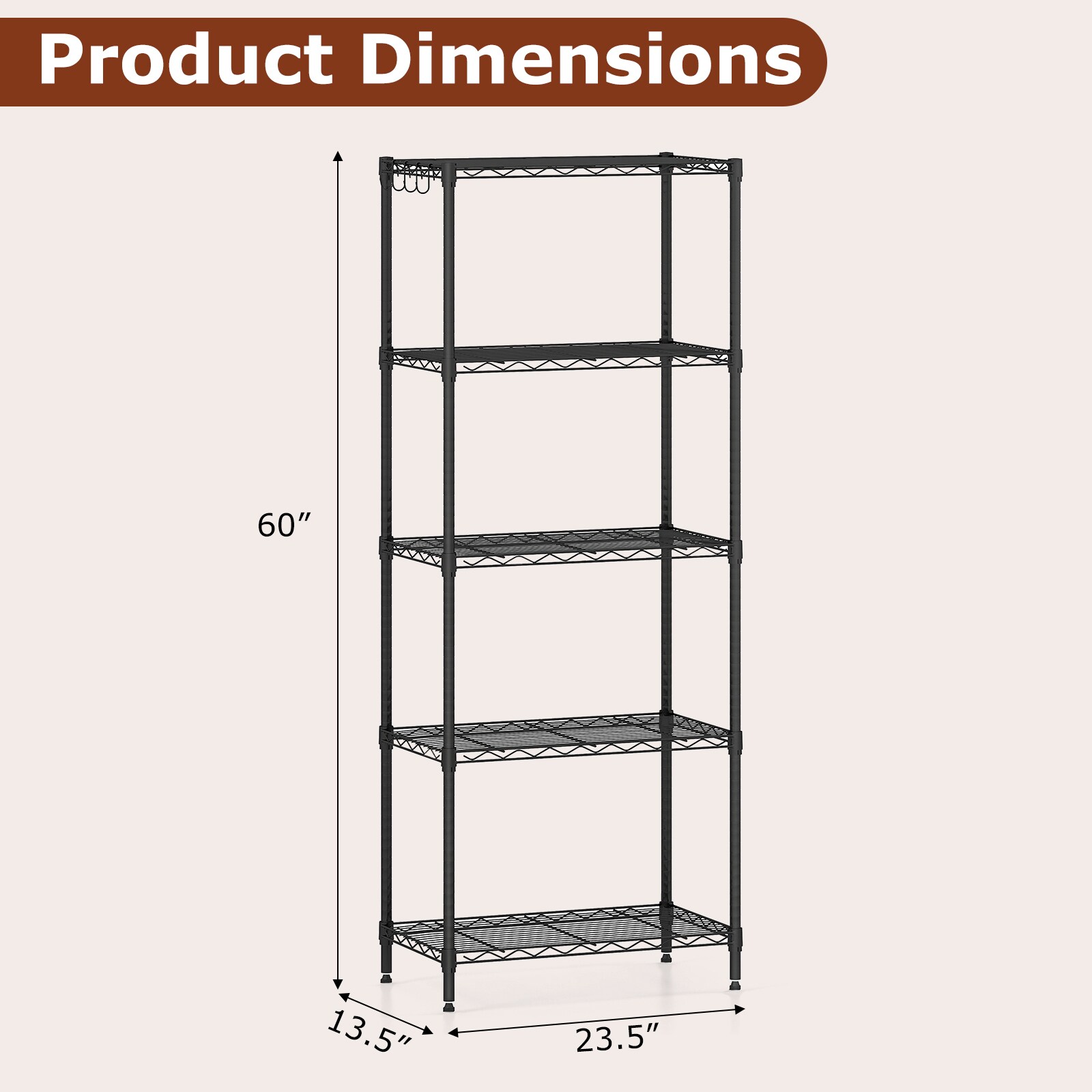 Slickblue D-CO-KD87531VJ Free-Standing-Shelving - View #3