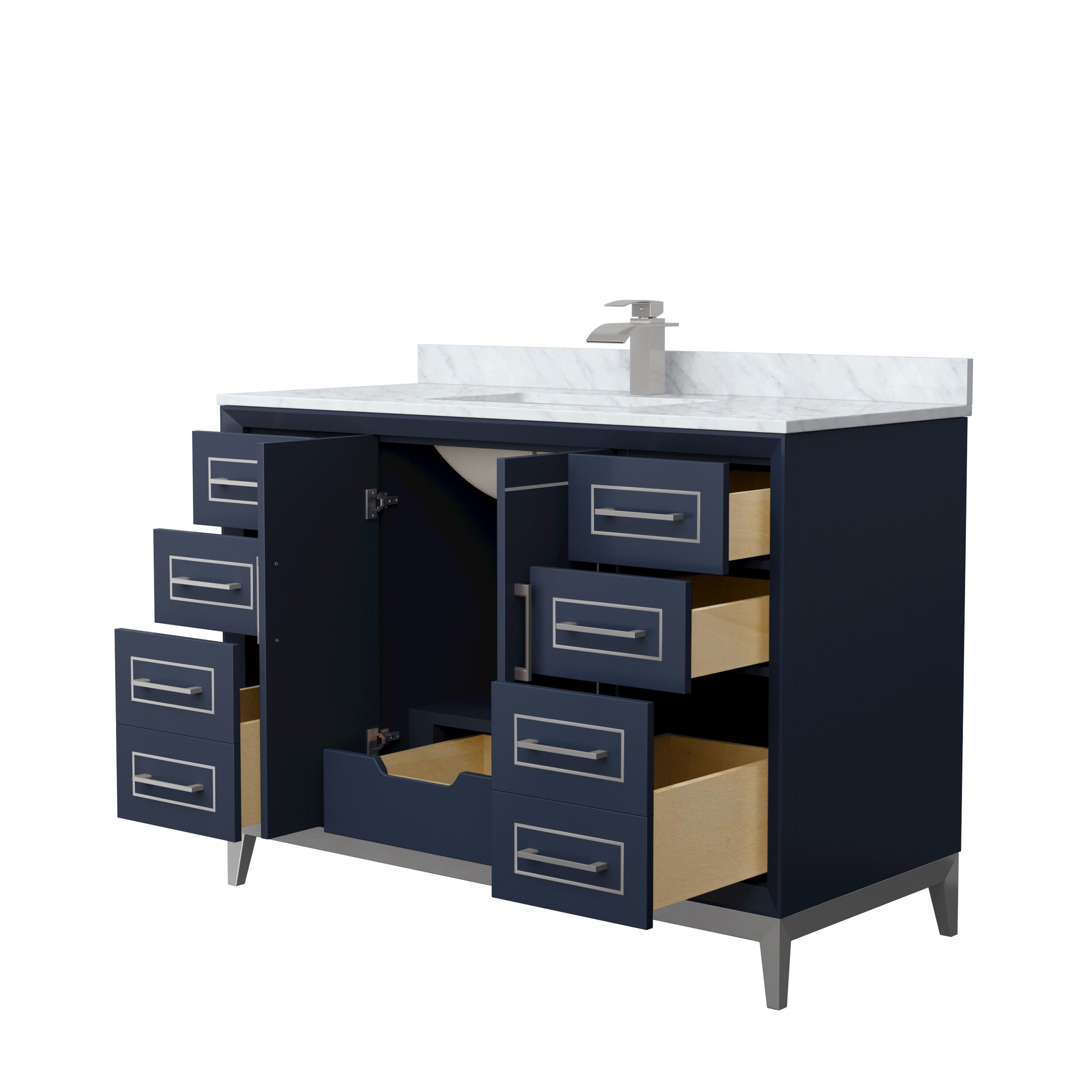 Wyndham Collection WCH515148SBNCMUNSMXX Bath-Vanity-Combo - View #2