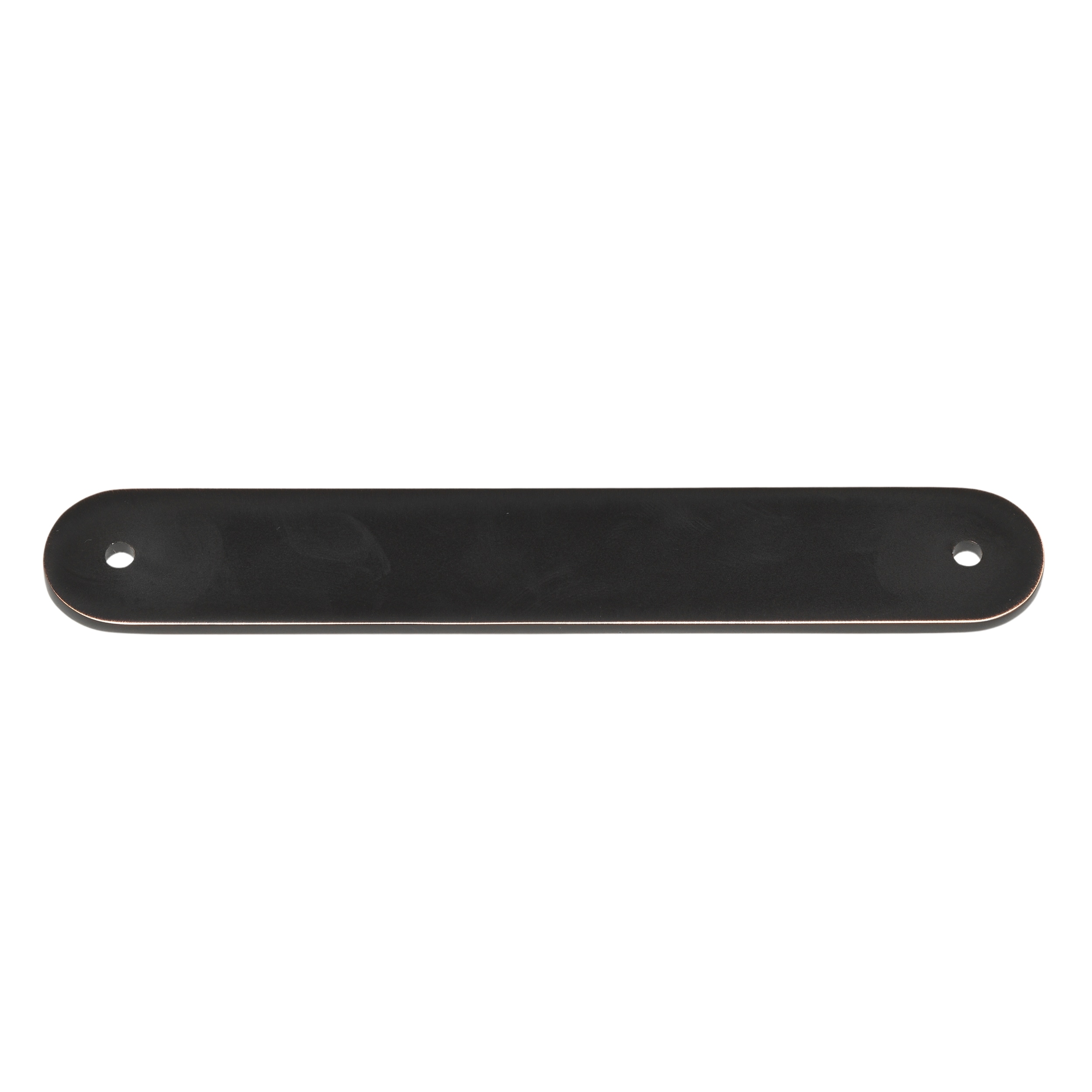 GlideRite Hardware 6343-128-ORB-25 6 in. Rounded Backplate with 5-1/16 in. Center to Center - 25 Pack