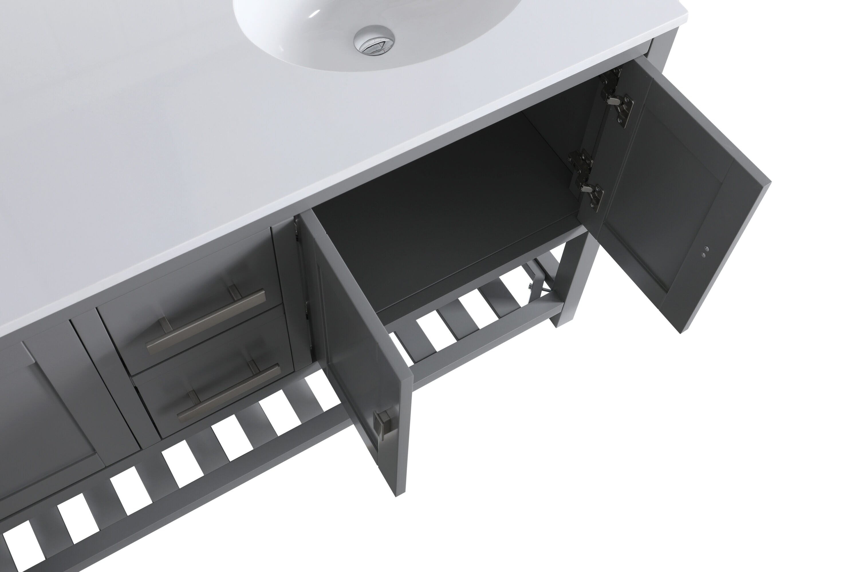 Design Element DEC055-60-GY-CB vanities - View #12