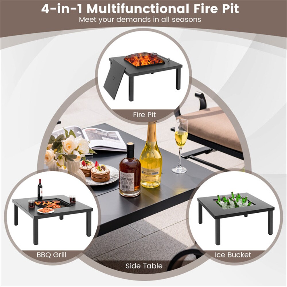 Clihome CNBL-03PWT Patio-Conversation-Sets - View #8