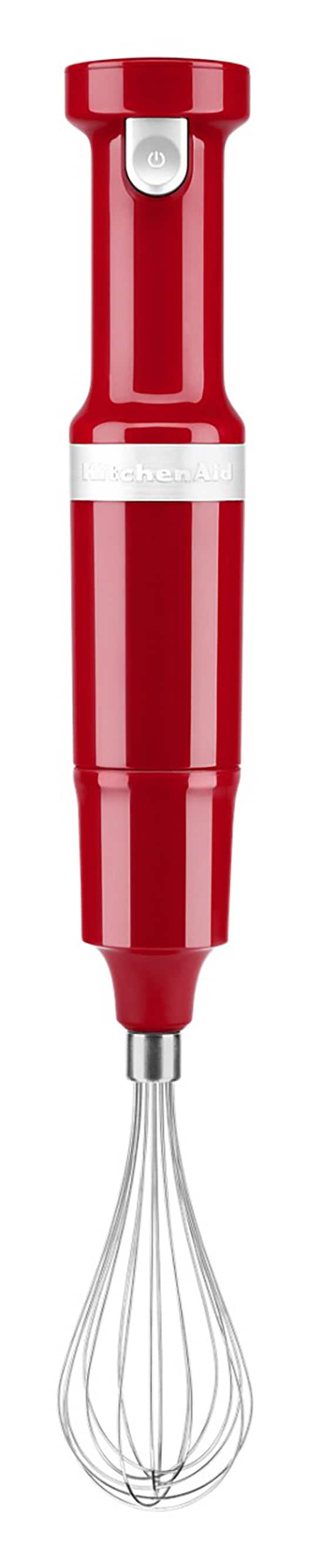 KitchenAid KHBBV83ER 5 -Speed 60 -Watt Pulse Control Immersion Blender with Accessory Jar ( Empire Red )