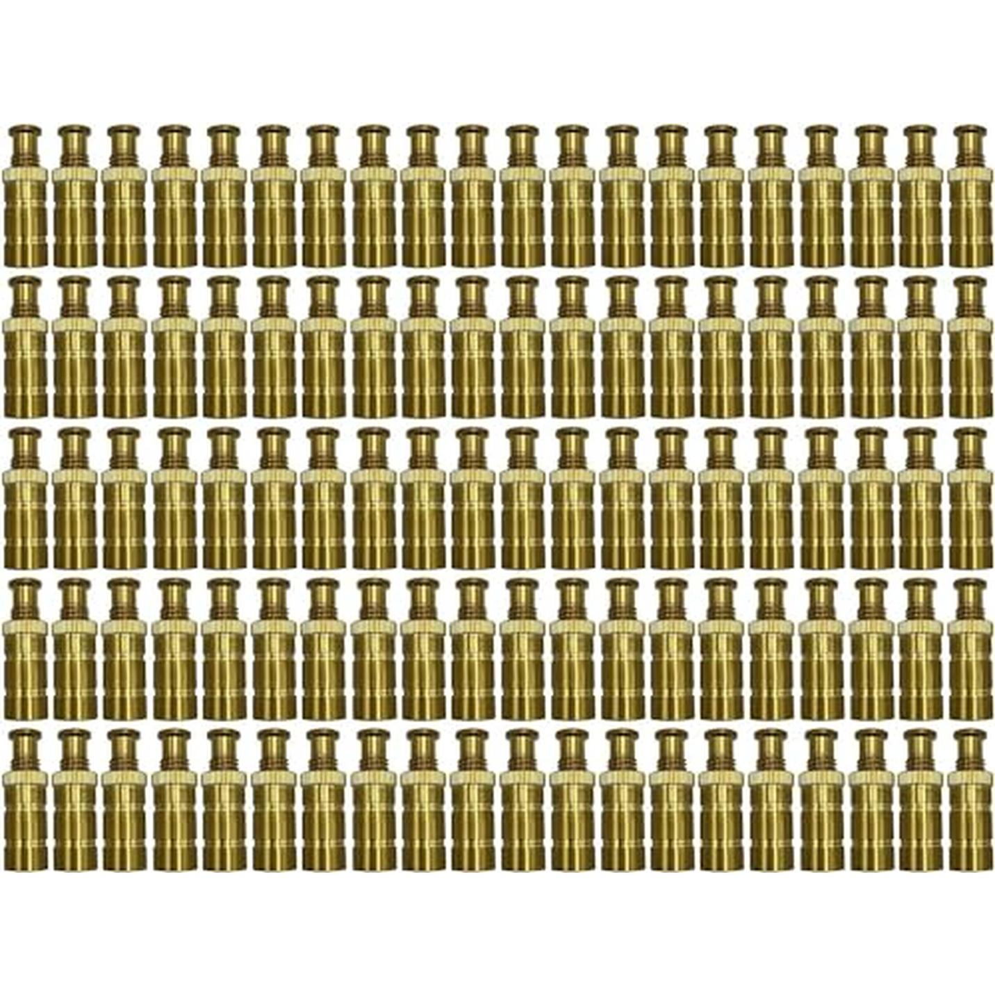 Poolzilla ANCHORS-100PK 100 PCS Pool Safety Cover Brass Anchors for Concrete and Pavers