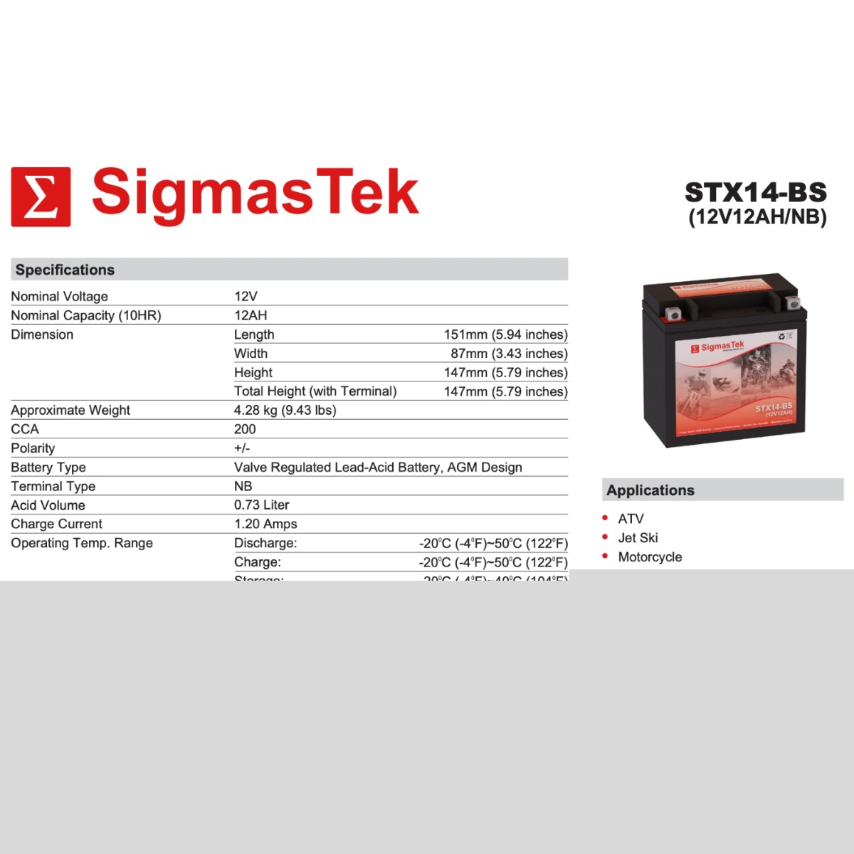 SigmasTek 652029309819 Device-Replacement-Batteries - View #3