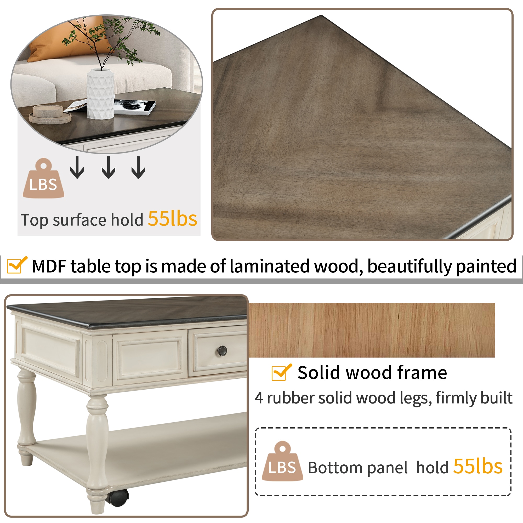 Clihome OTCH-281529-2AE Coffee-Tables - View #5