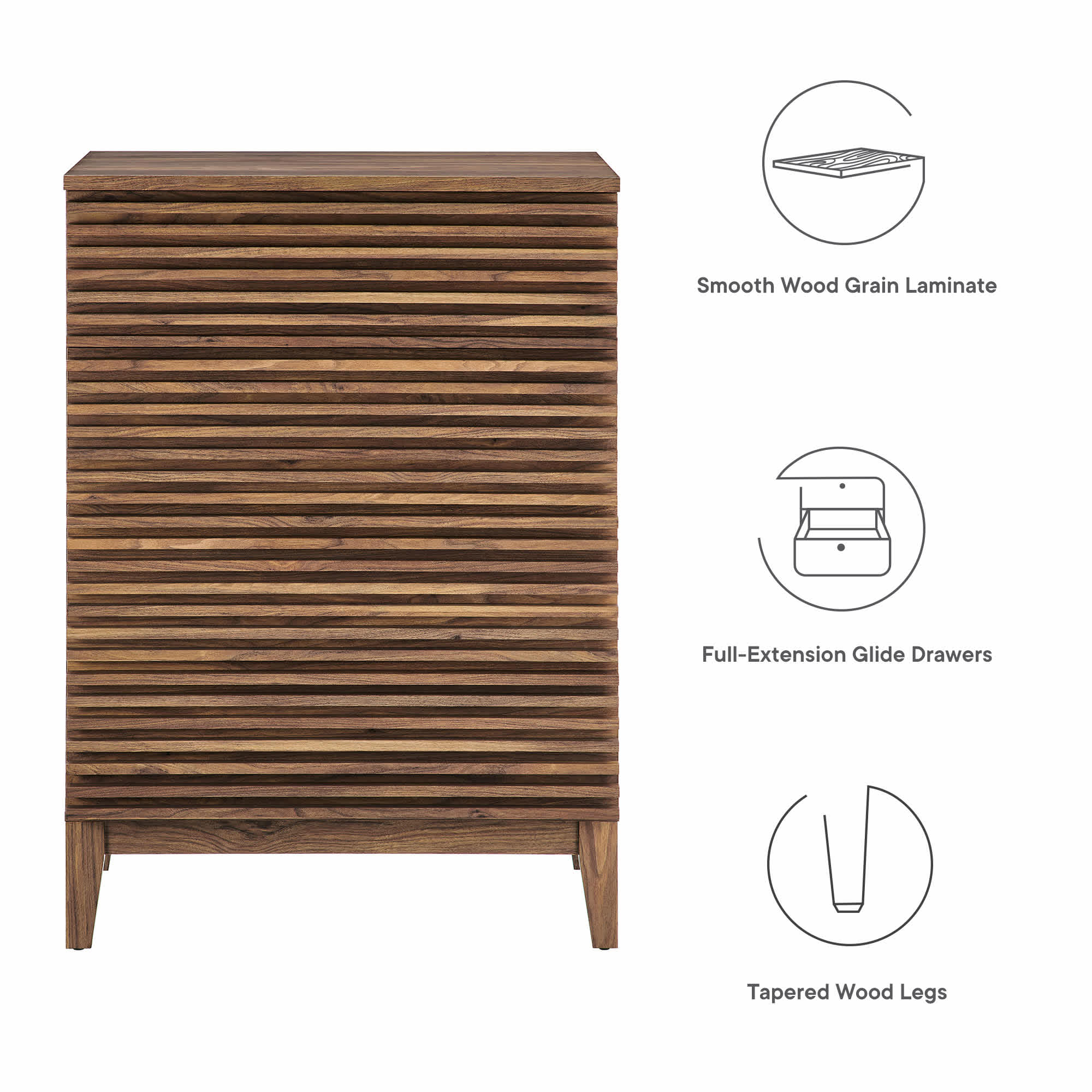 Modway MOD-7202-WAL dressers - View #2
