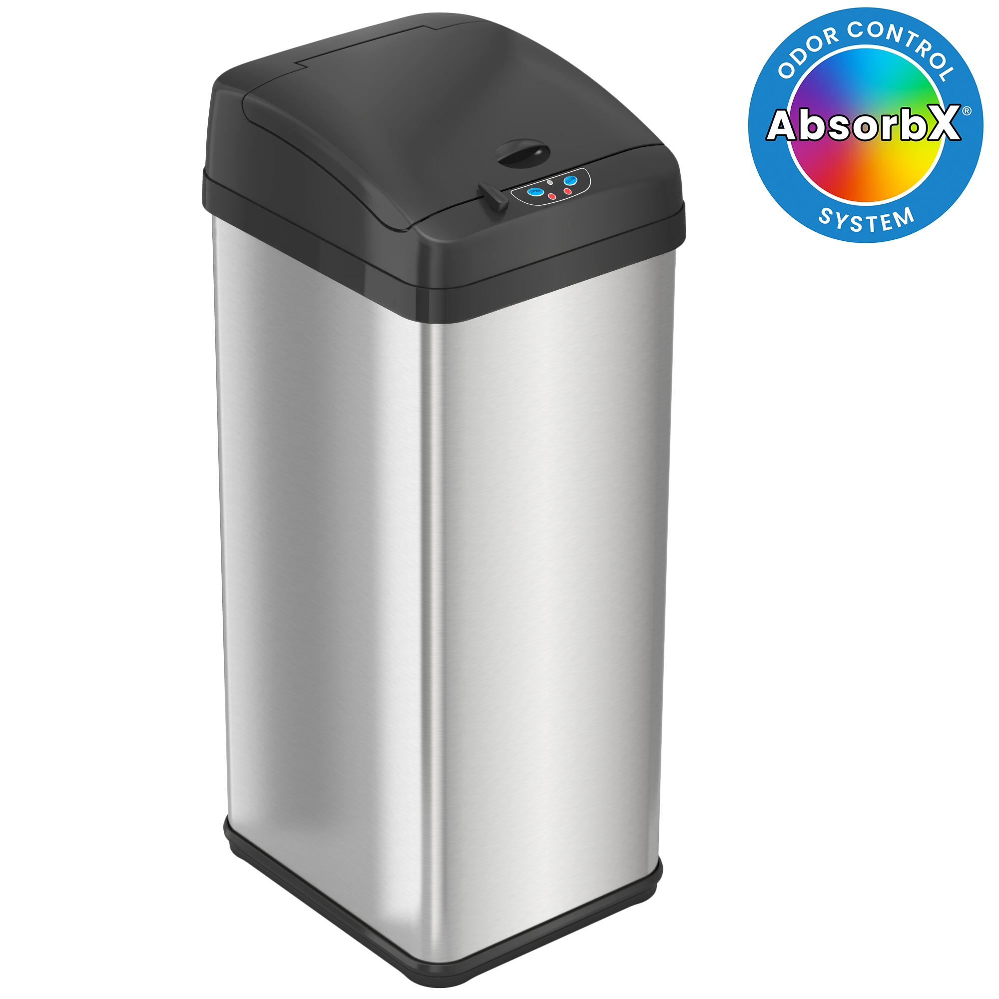 Photo 1 of iTouchless 13-Gallons Stainless Steel Touchless Kitchen Trash Can with Lid Indoor