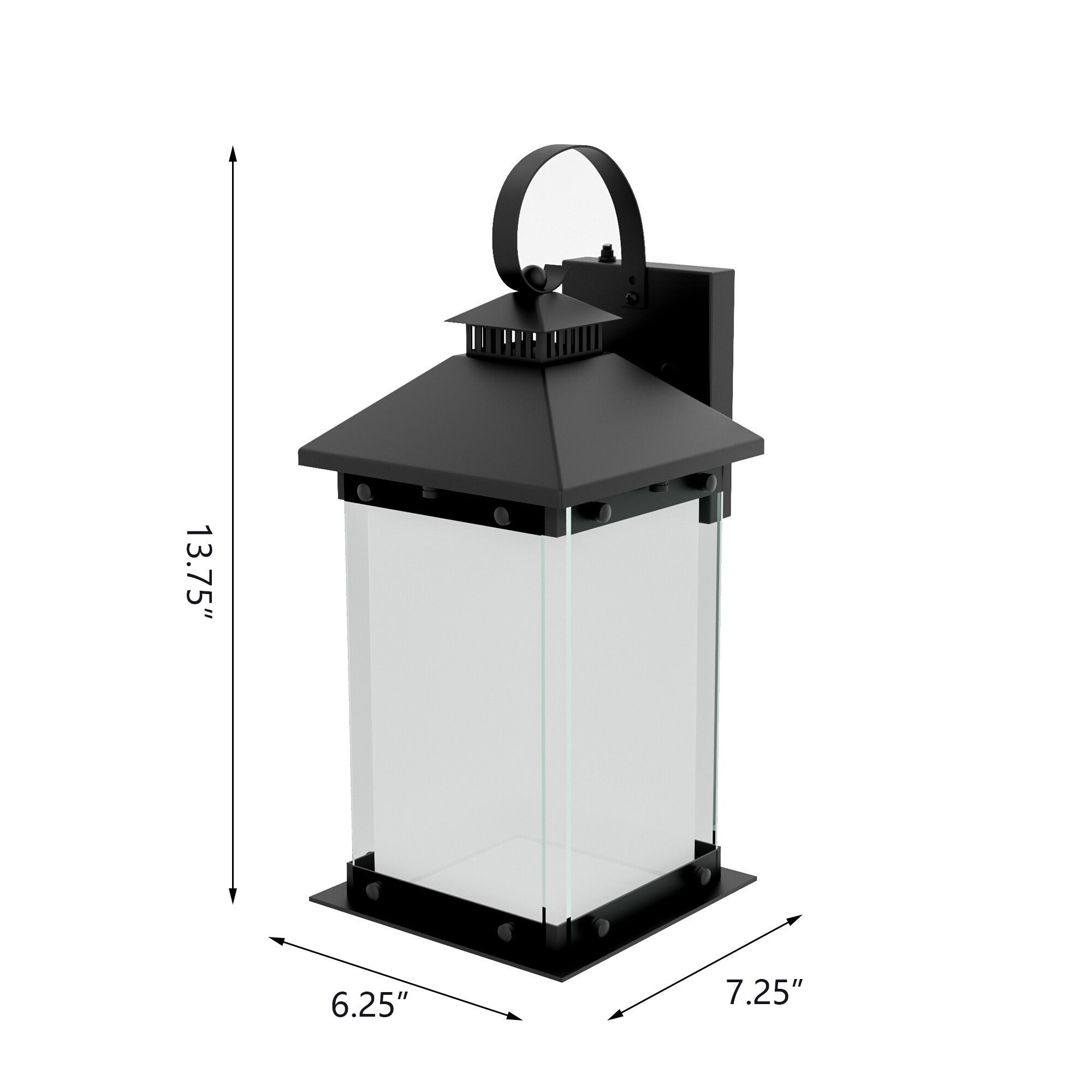 Maxax 7023-1BK Outdoor-Wall-Lighting - View #3
